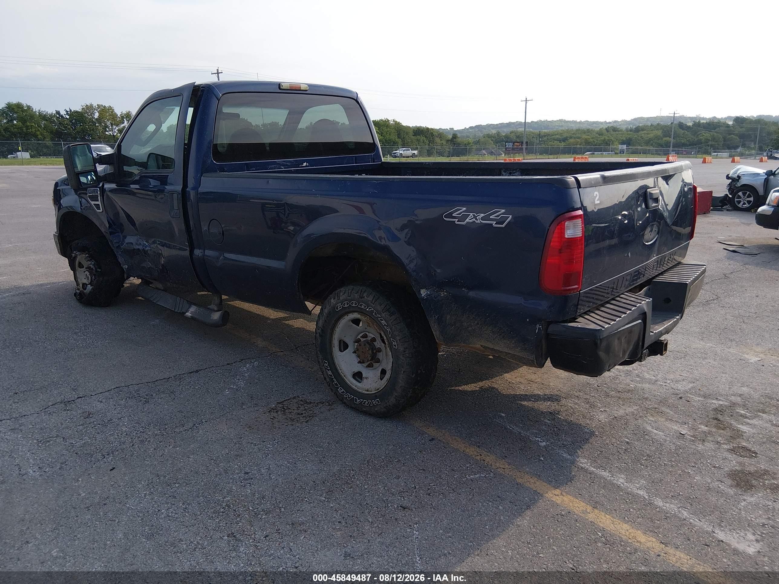 2010 Ford Super Duty F-250 Srw Xl/xlt Dark Blue vin: 1FTNF2B57AEA49869