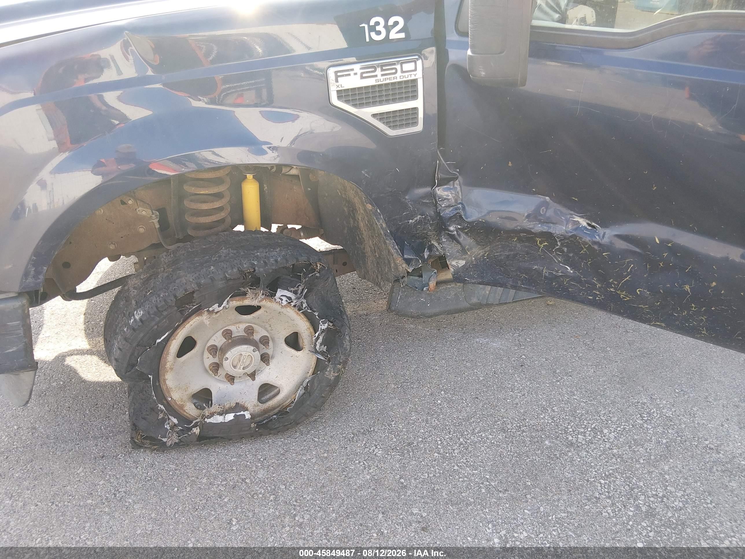 2010 Ford Super Duty F-250 Srw Xl/xlt Dark Blue vin: 1FTNF2B57AEA49869