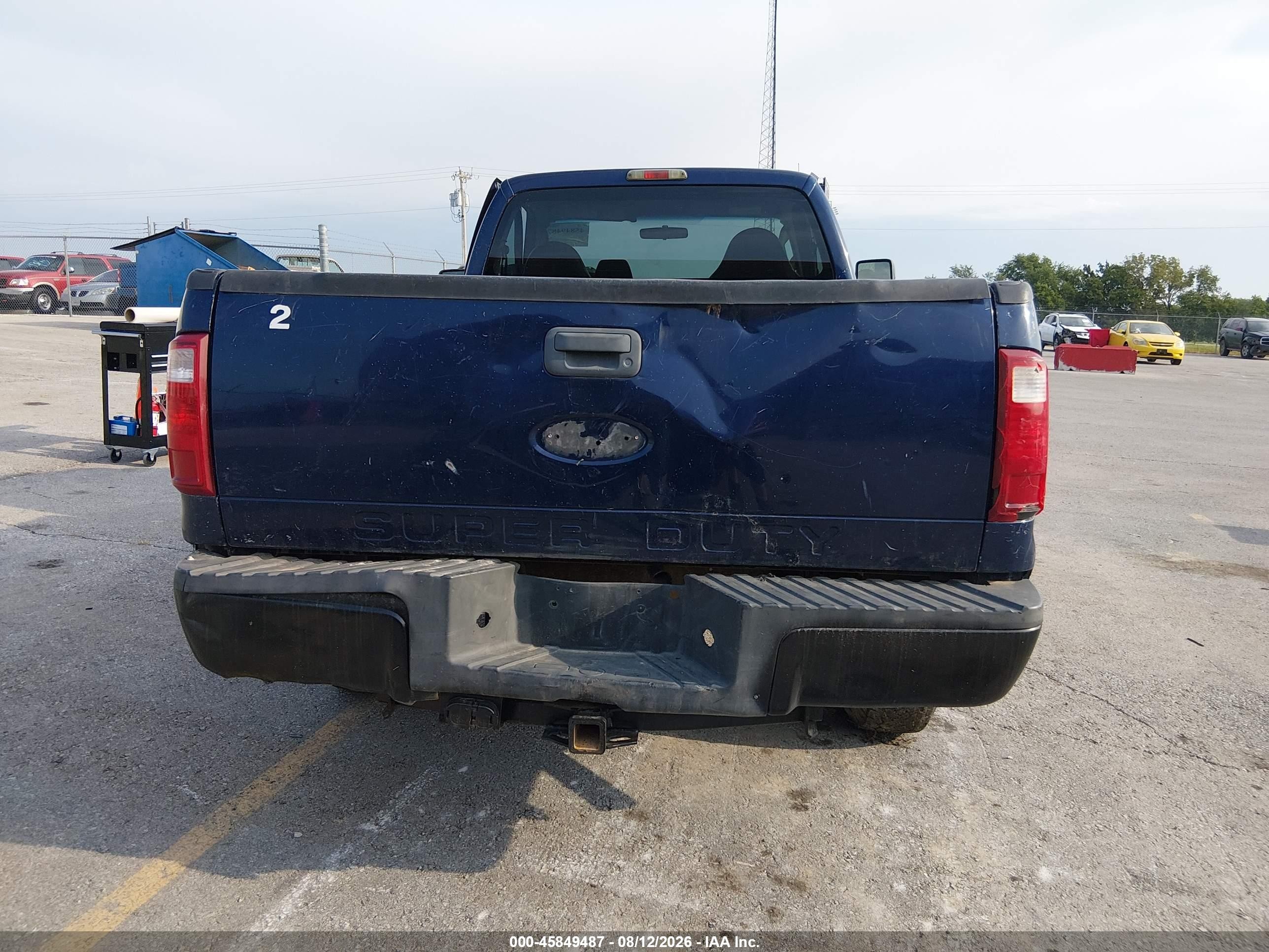 2010 Ford Super Duty F-250 Srw Xl/xlt Dark Blue vin: 1FTNF2B57AEA49869