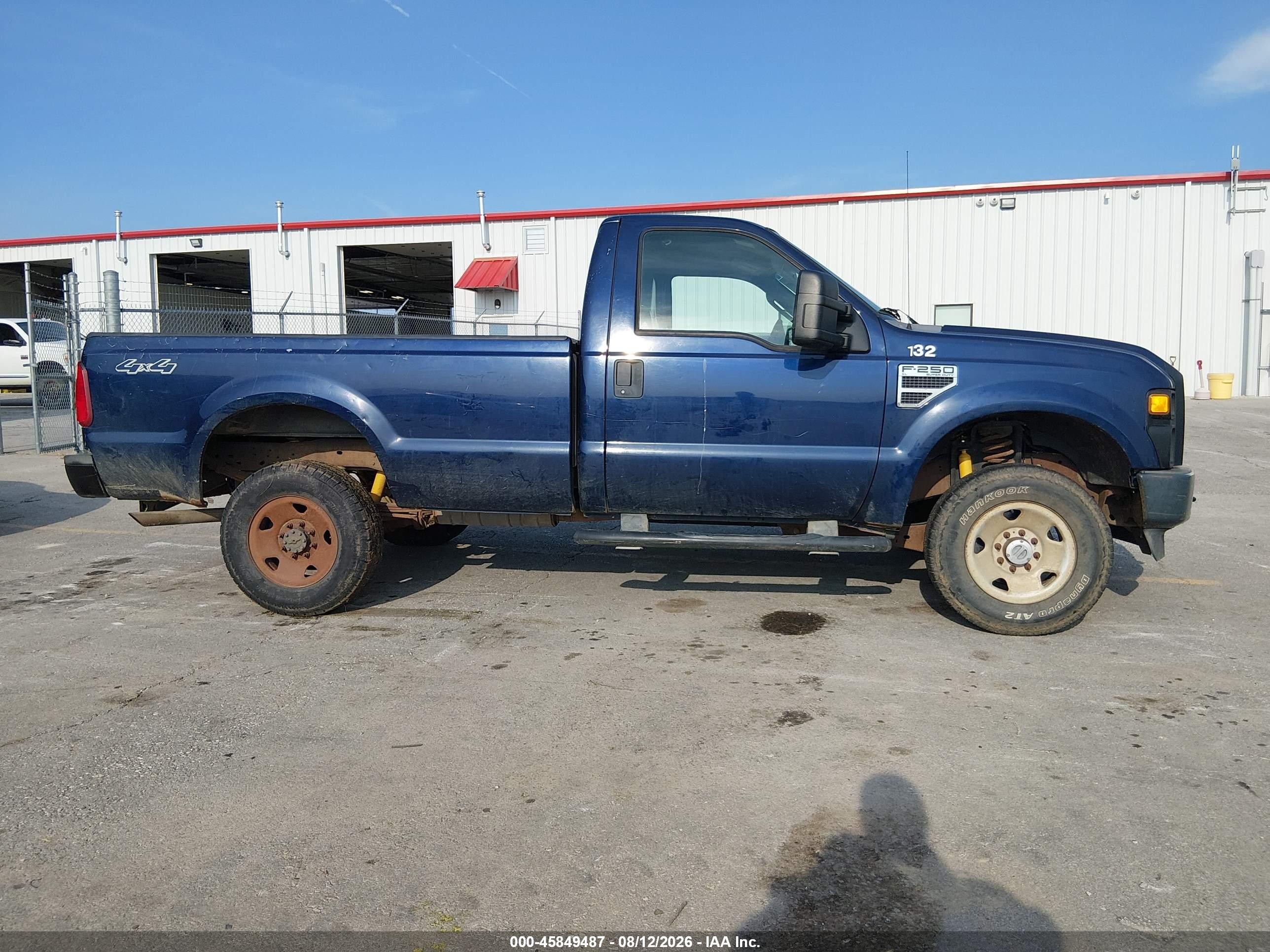 2010 Ford Super Duty F-250 Srw Xl/xlt Dark Blue vin: 1FTNF2B57AEA49869