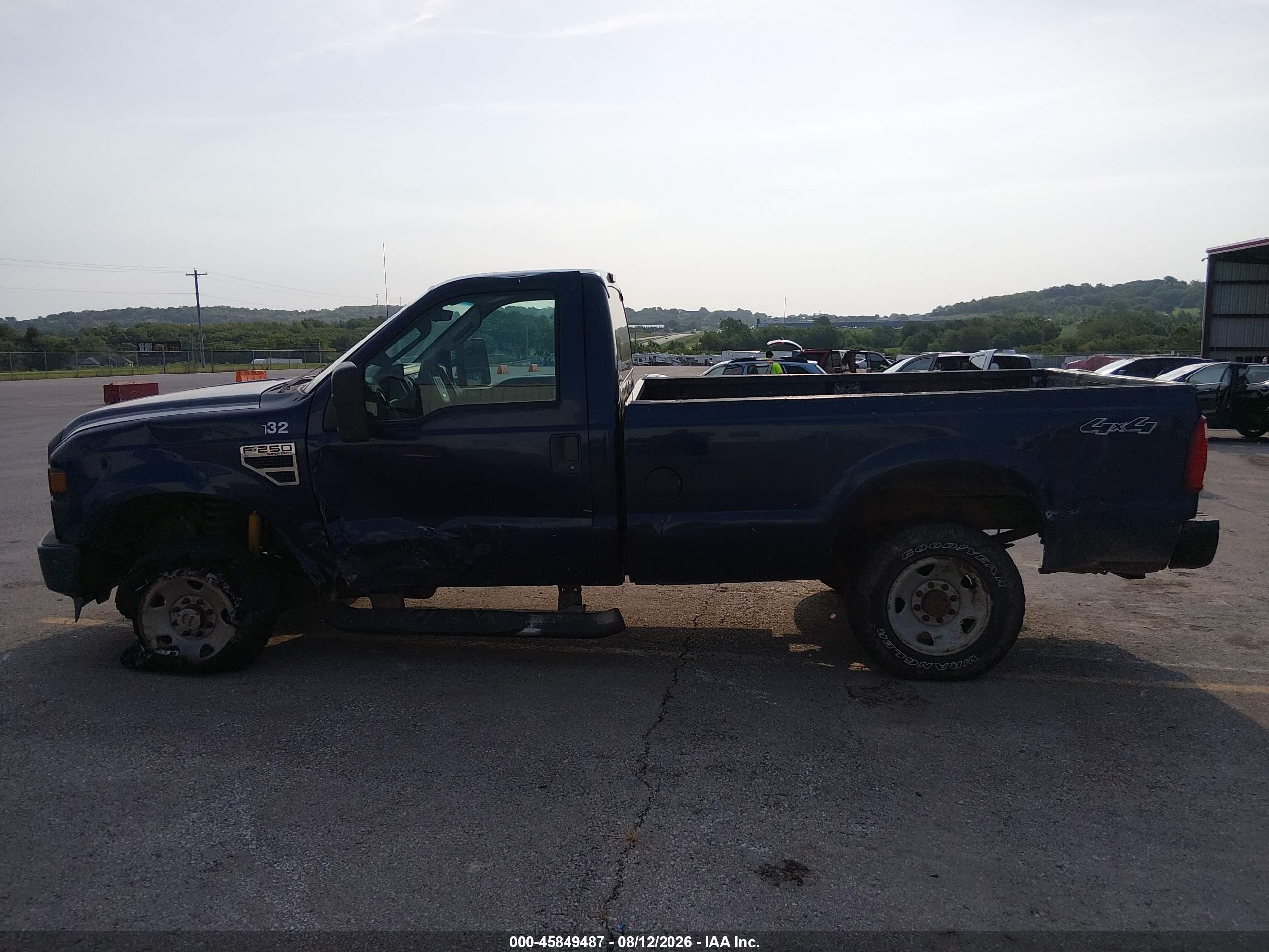 2010 Ford Super Duty F-250 Srw Xl/xlt Dark Blue vin: 1FTNF2B57AEA49869