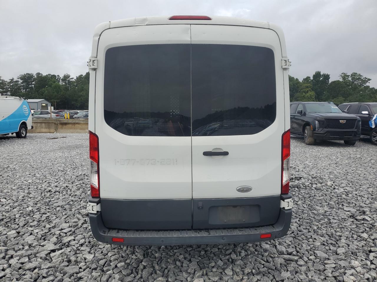 2015 Ford Transit T-250 White vin: 1FTNR1CMXFKA46304 Damage: Roof Panel, Dent(S) W/ Paint Dmg, 4 To 5 Inches