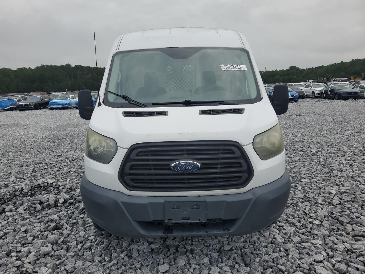2015 Ford Transit T-250 White vin: 1FTNR1CMXFKA46304 Damage: Hood, Multiple Scratches Heavy, 2