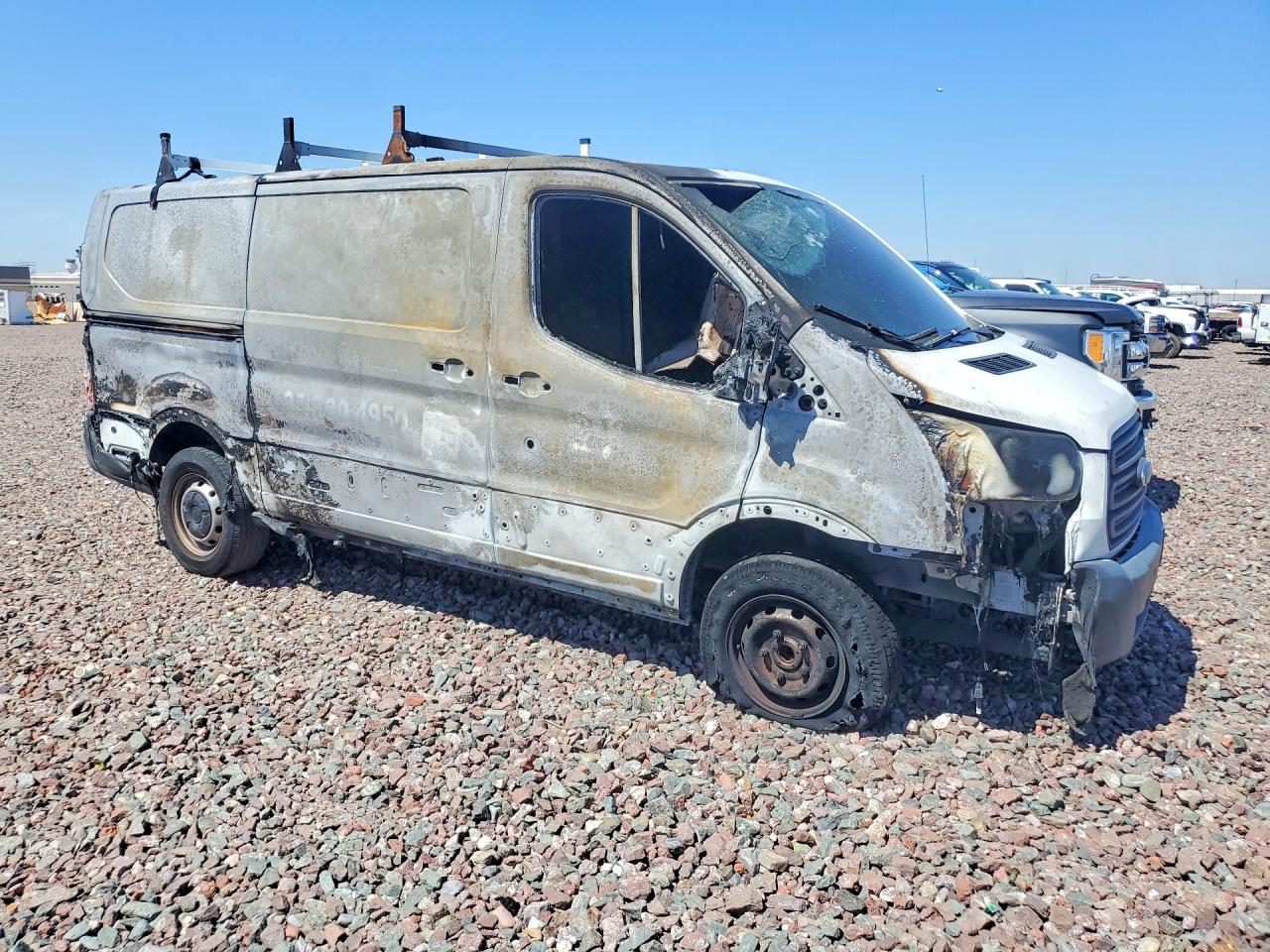 2015 Ford Transit T-250 White vin: 1FTNR1YM7FKB32758