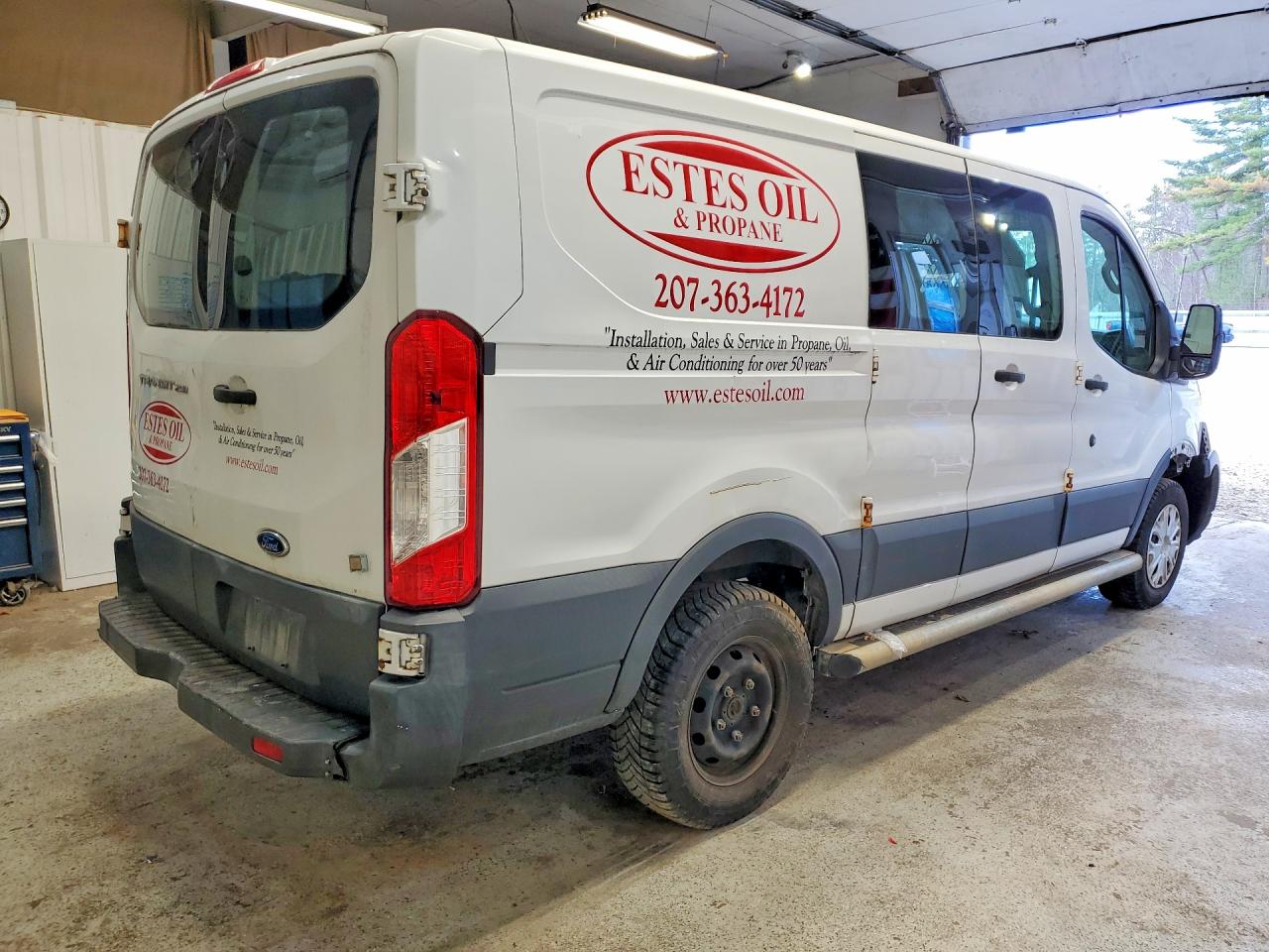 2015 Ford Transit T-250 White vin: 1FTNR1ZM5FKA89181