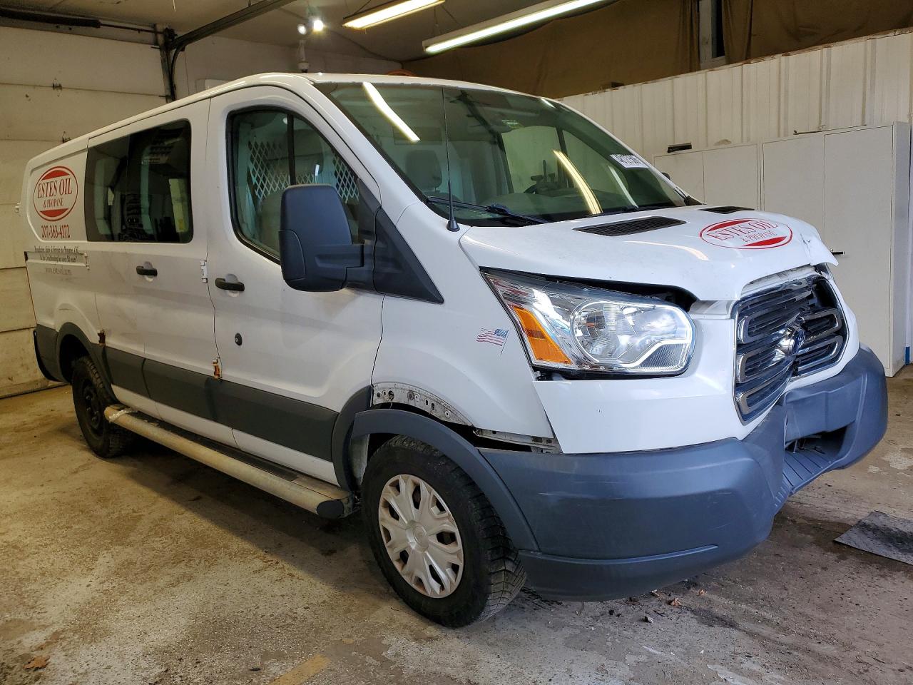 2015 Ford Transit T-250 White vin: 1FTNR1ZM5FKA89181