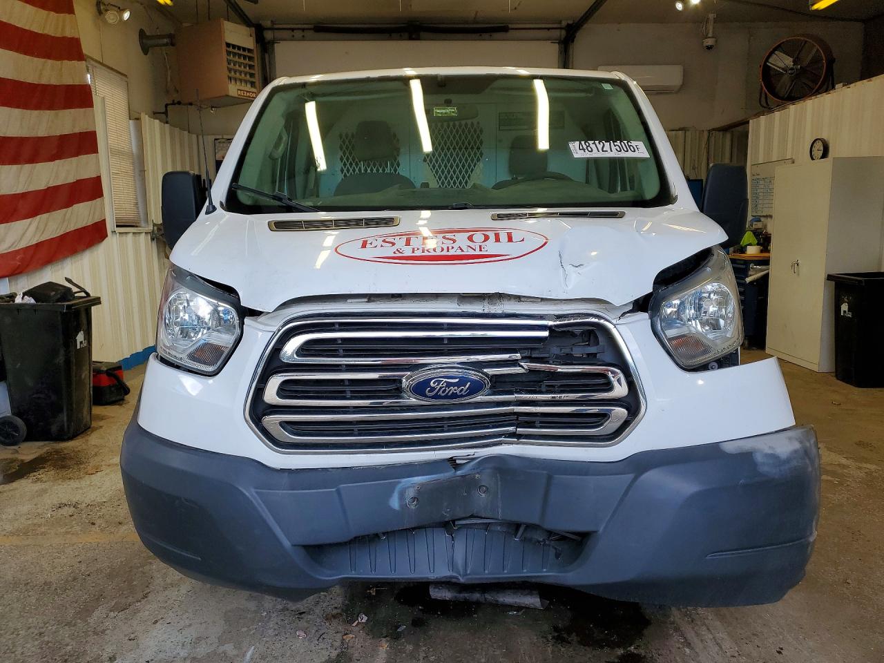 2015 Ford Transit T-250 White vin: 1FTNR1ZM5FKA89181
