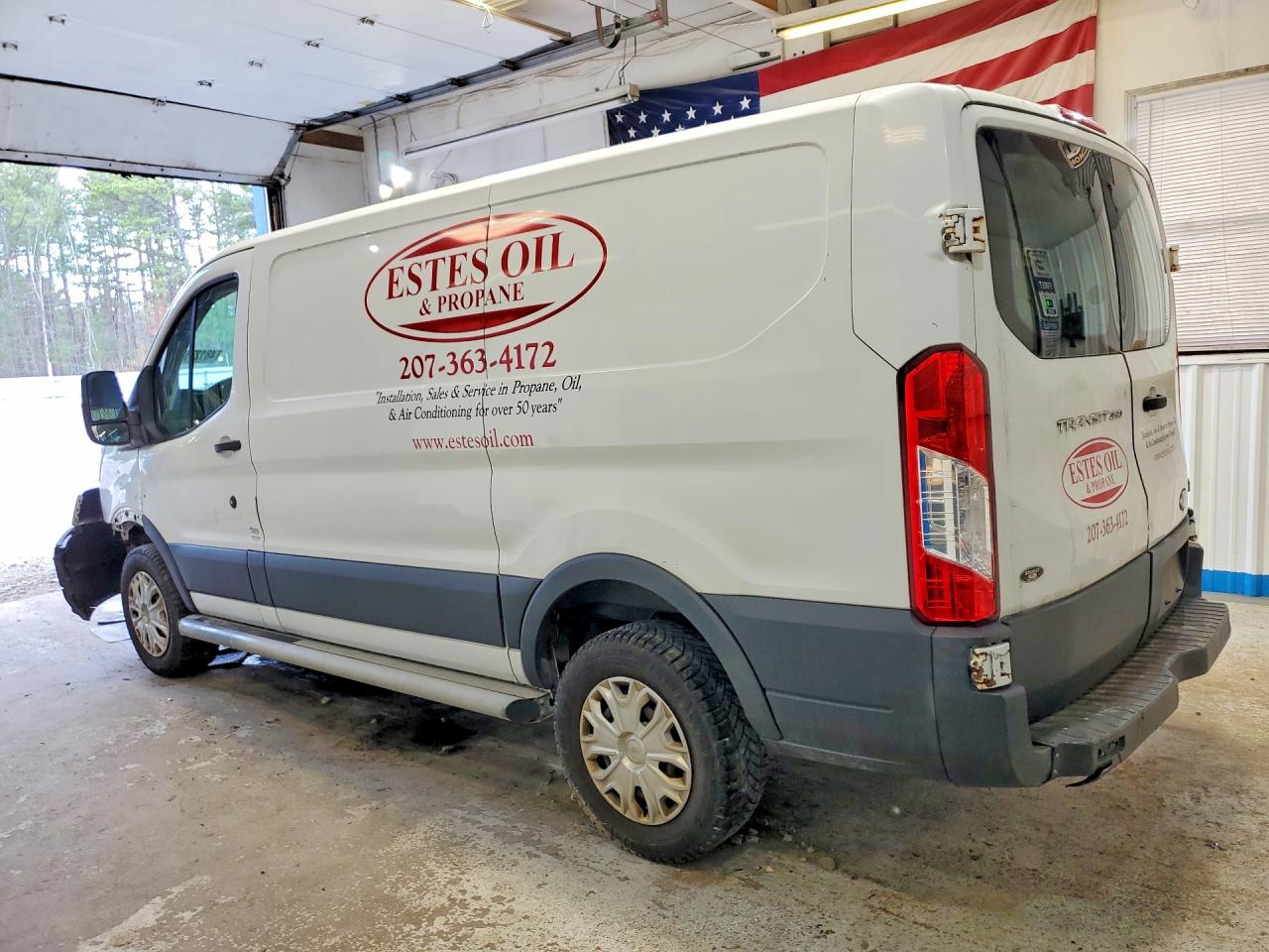 2015 Ford Transit T-250 White vin: 1FTNR1ZM5FKA89181