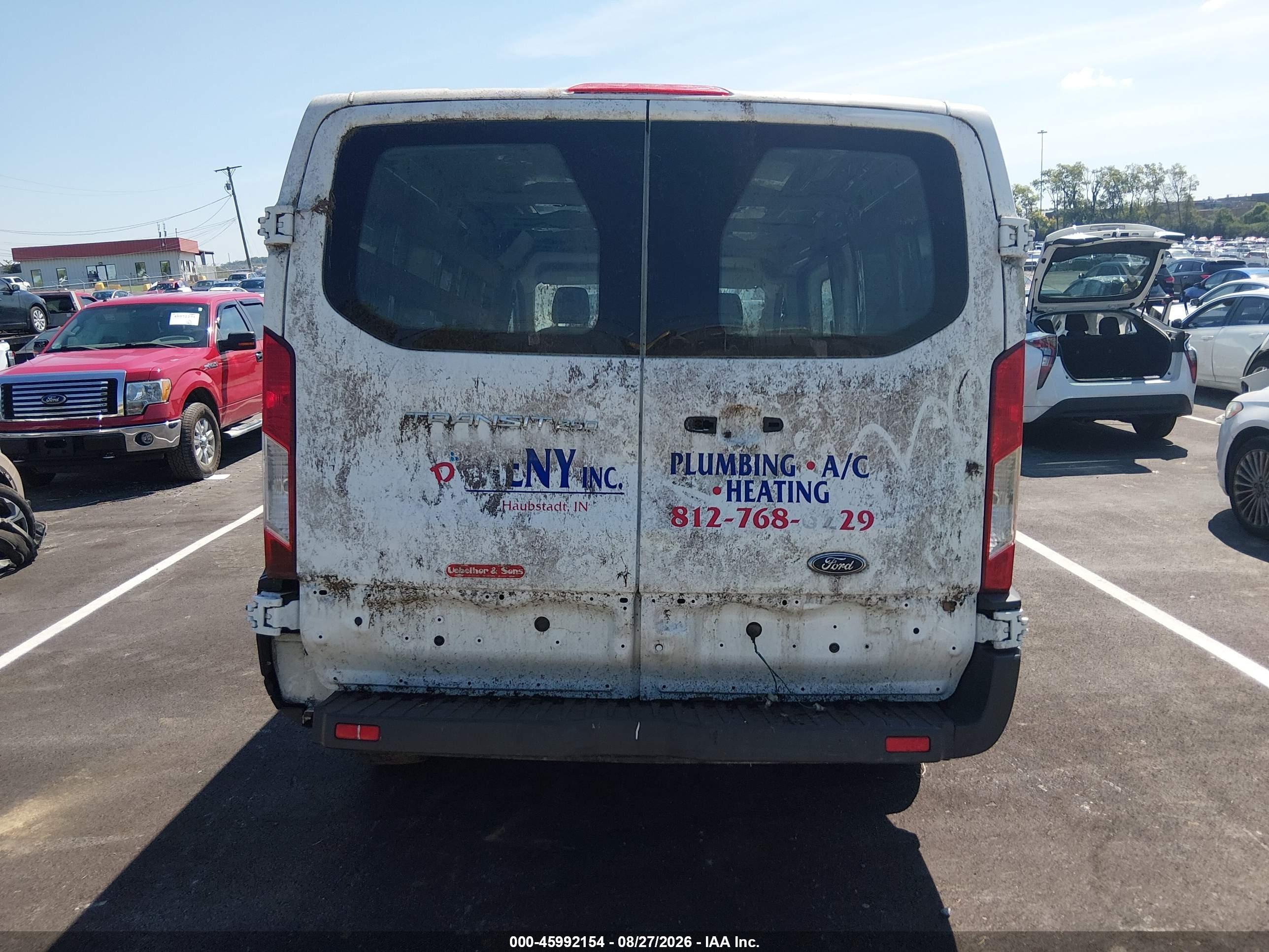 2015 Ford Transit-250   White vin: 1FTNR1ZM7FKA56280