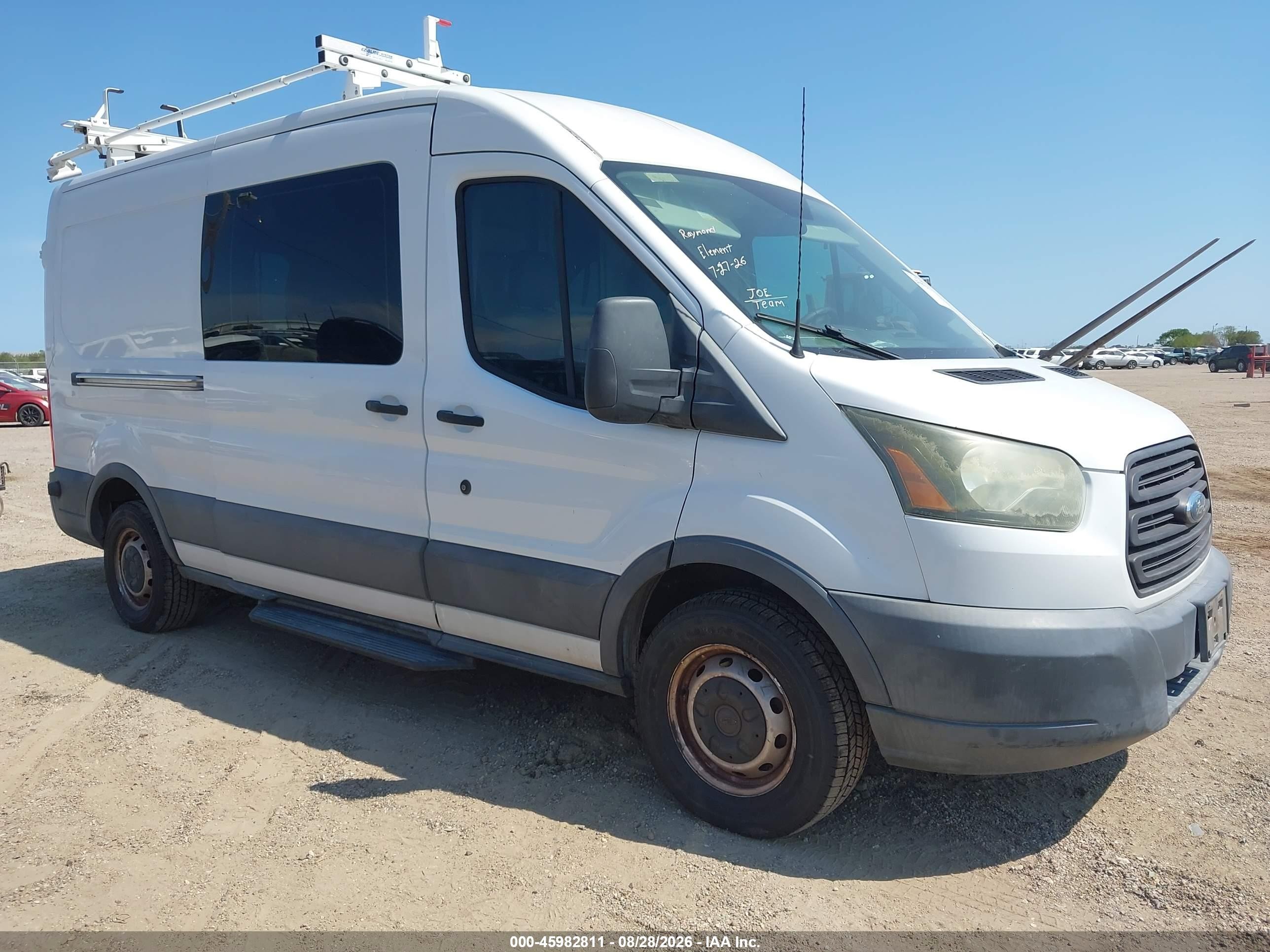 2015 Ford Transit-250   White vin: 1FTNR2CG8FKA04598