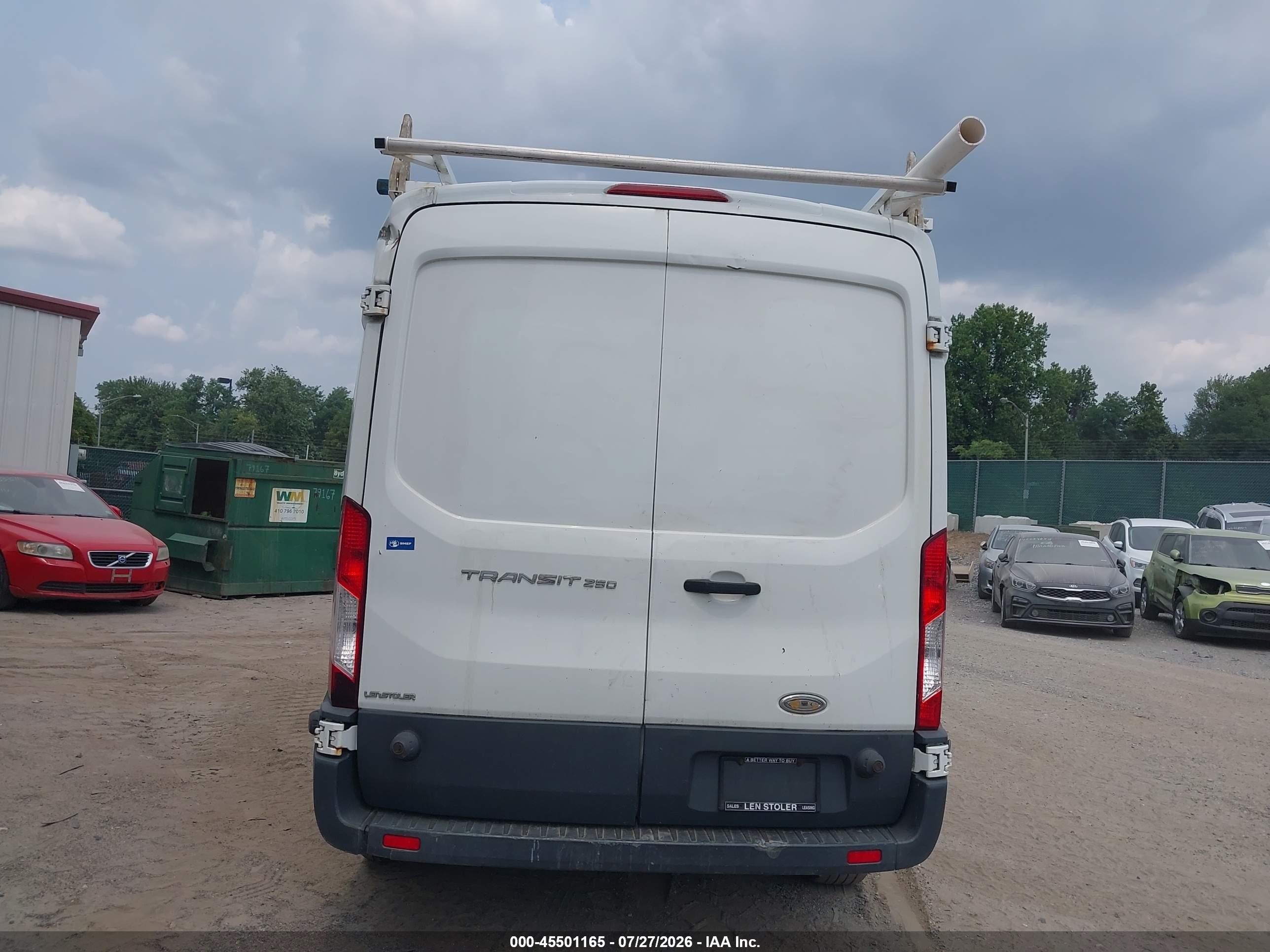 2015 Ford Transit-250   White vin: 1FTNR2CM0FKA57883