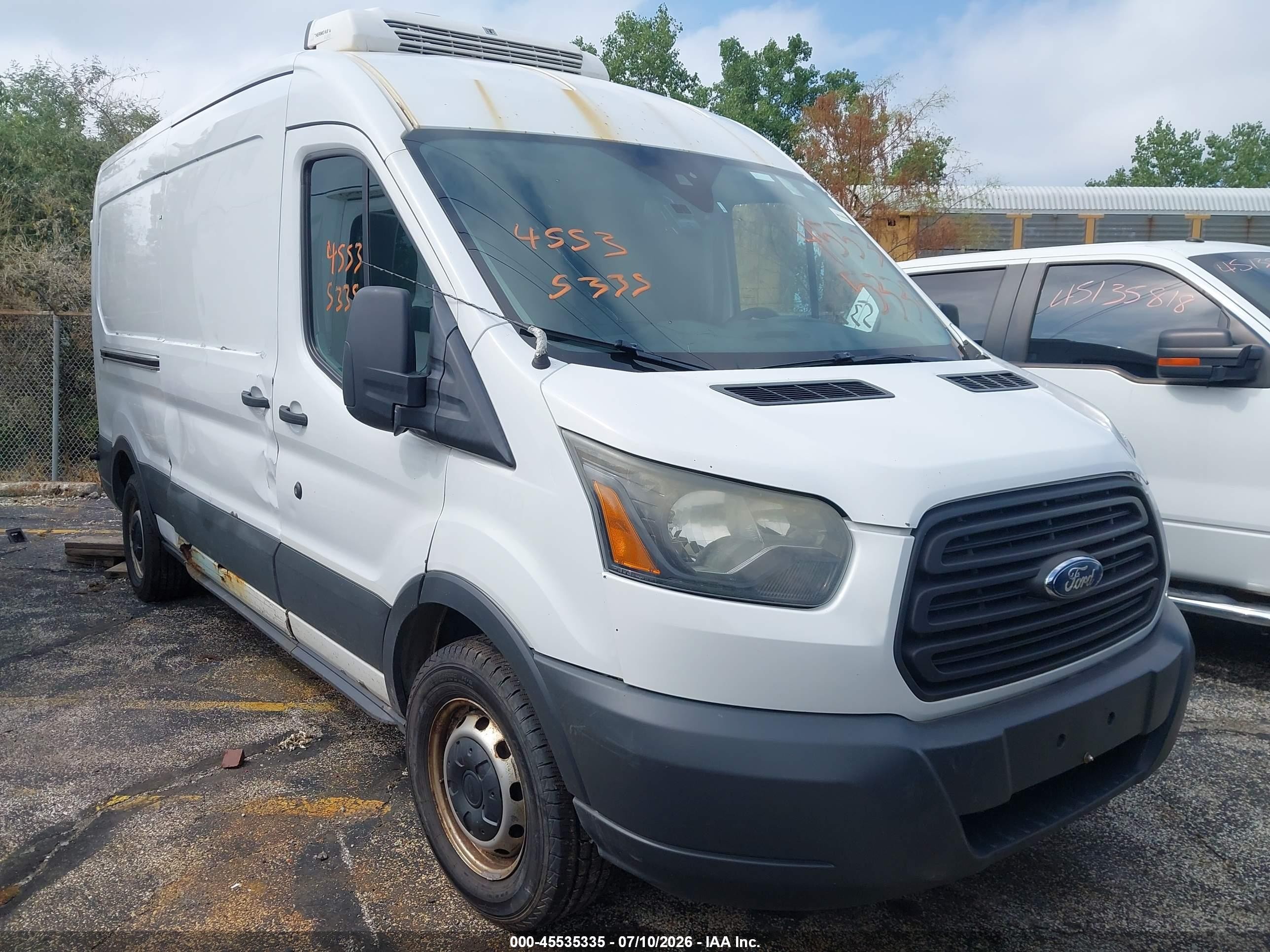 2015 Ford Transit-250   White vin: 1FTNR2CM0FKB10629