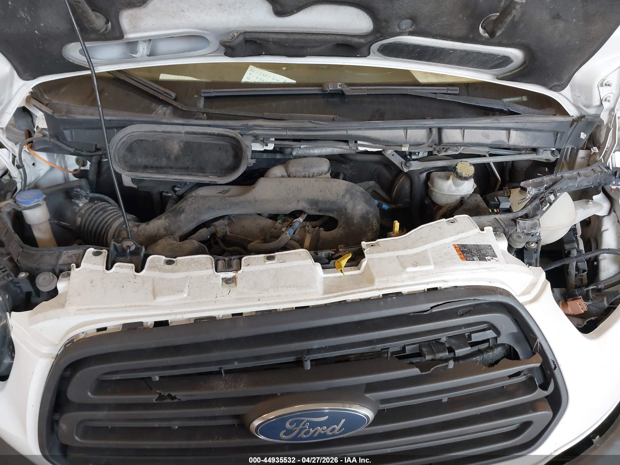 2015 Ford Transit-250   White vin: 1FTNR2CM4FKA69177