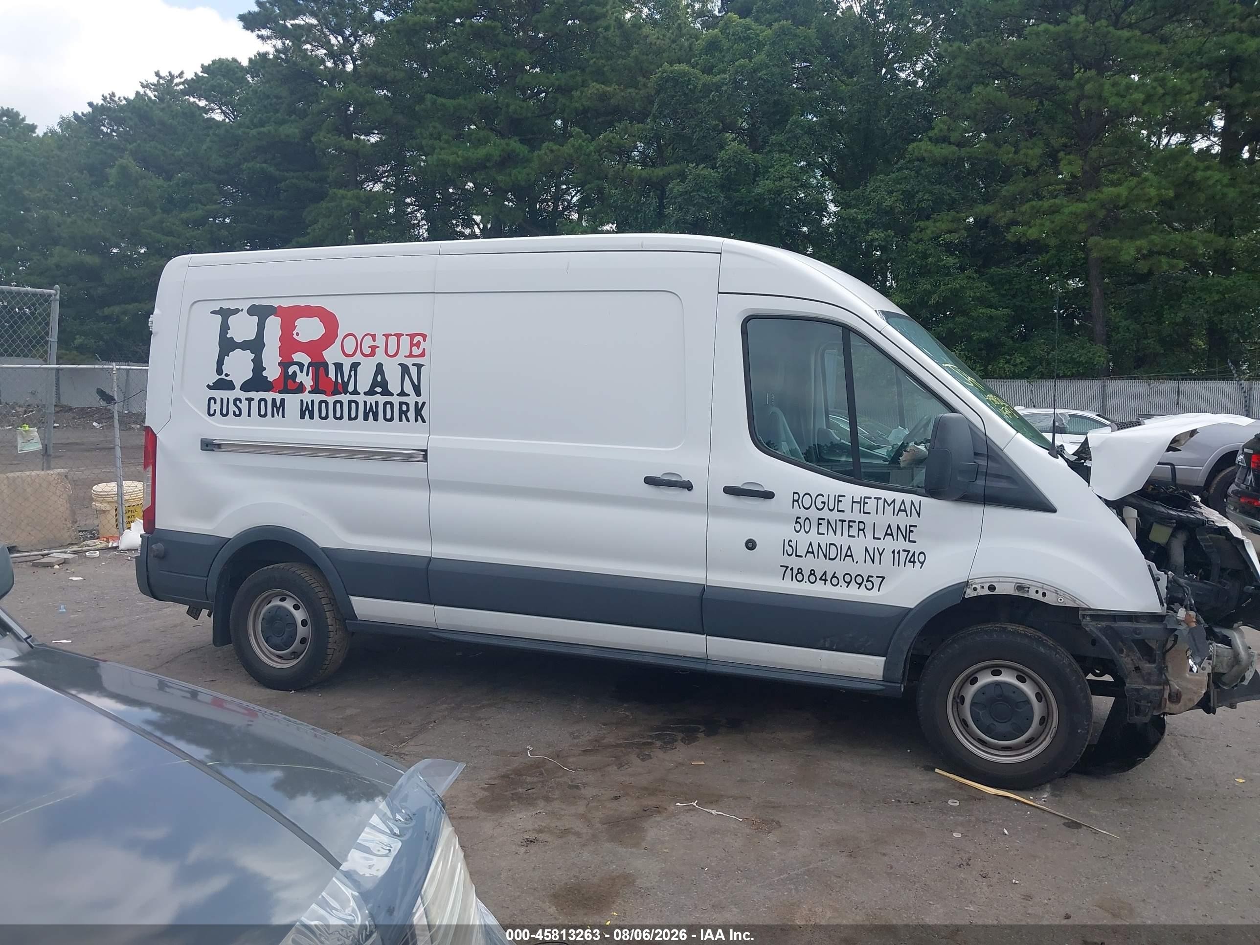 2015 Ford Transit-250   White vin: 1FTNR2CM5FKA93021