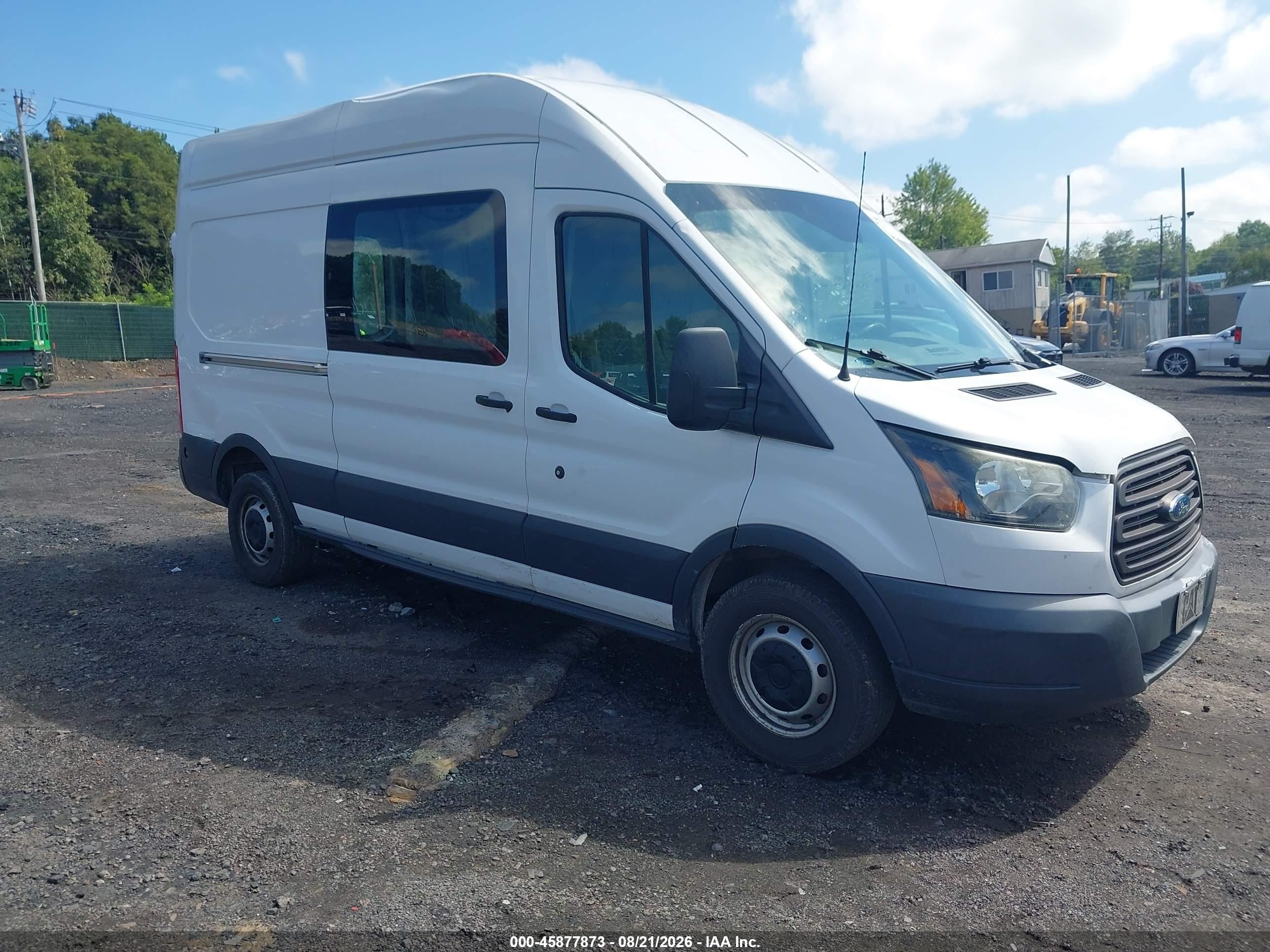 2015 Ford Transit-250   White vin: 1FTNR2XG1FKB07257