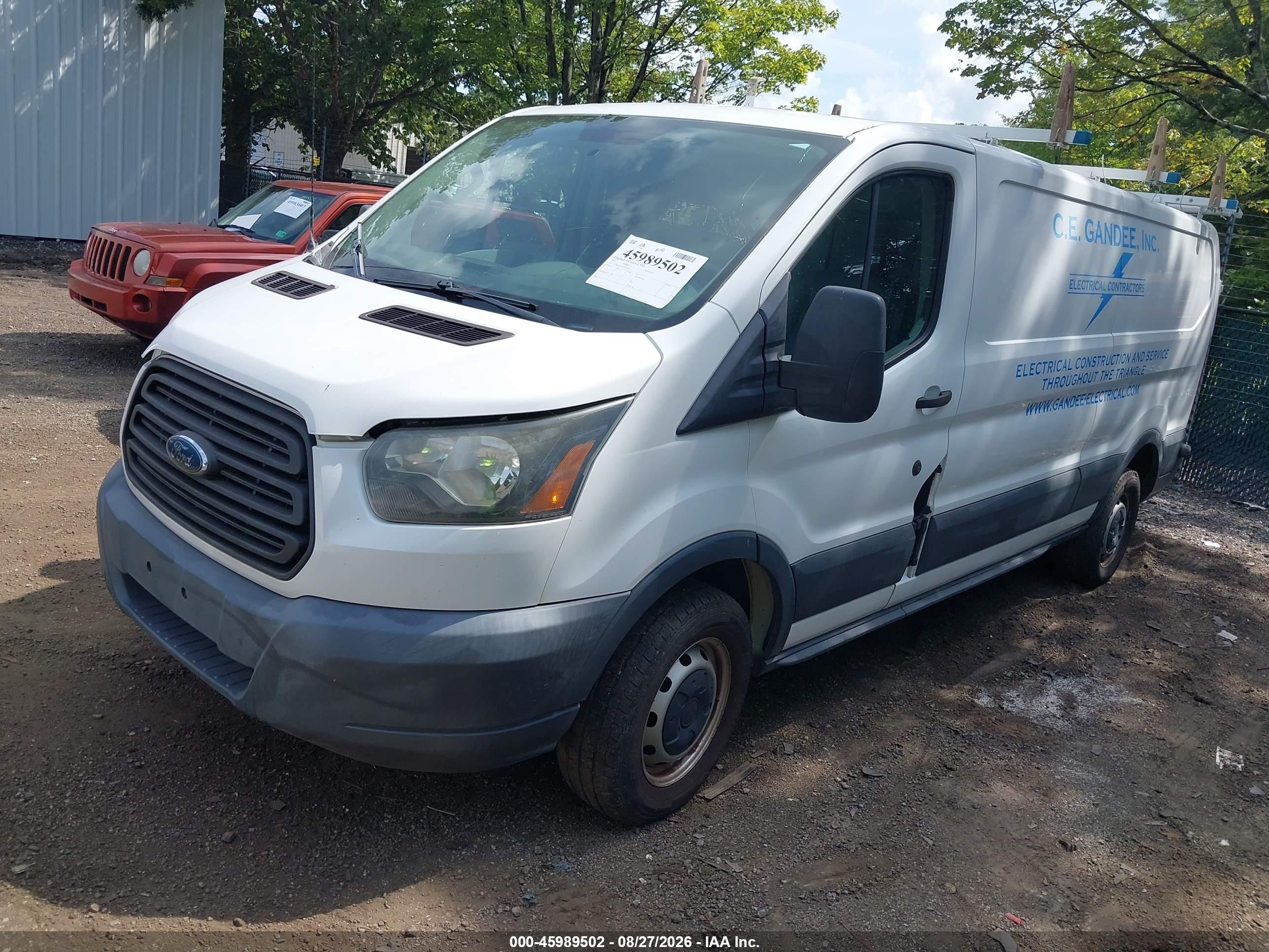 2015 Ford Transit-250   Белый vin: 1FTNR2ZG3FKA93228