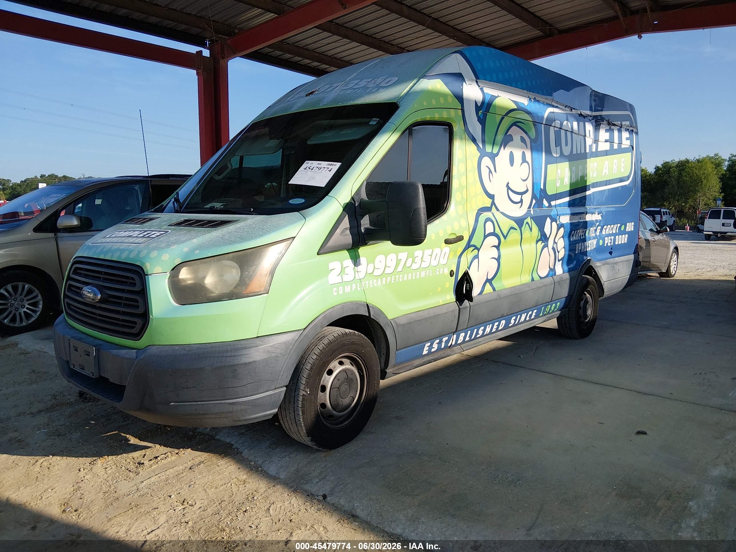 2015 Ford Transit-250   Green vin: 1FTNR3XG4FKA81095