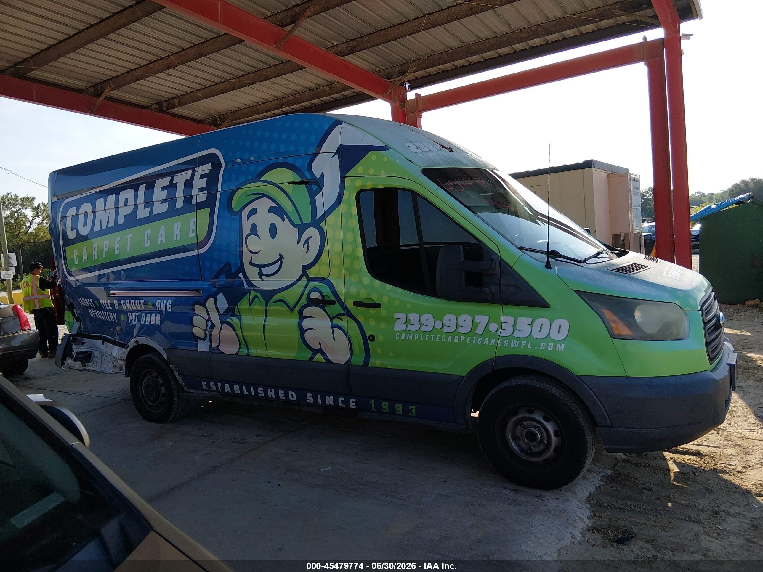 2015 Ford Transit-250   Green vin: 1FTNR3XG4FKA81095