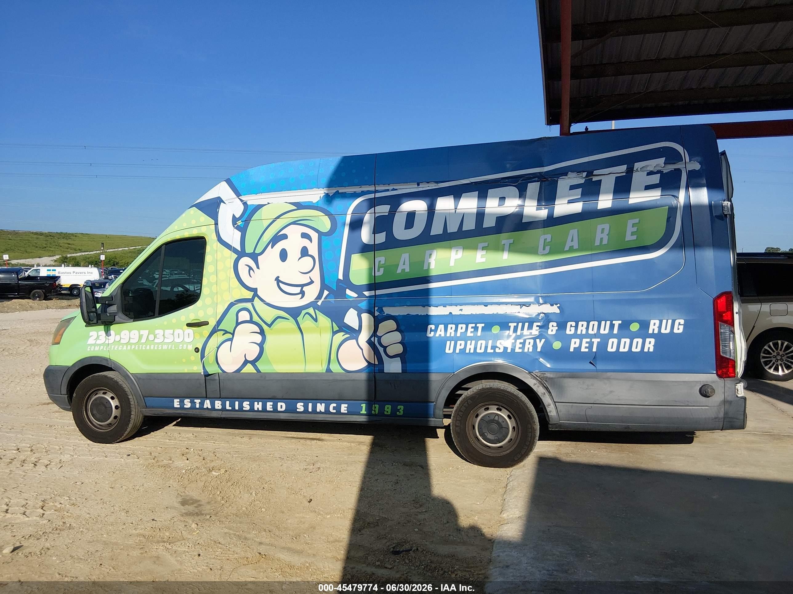 2015 Ford Transit-250   Green vin: 1FTNR3XG4FKA81095