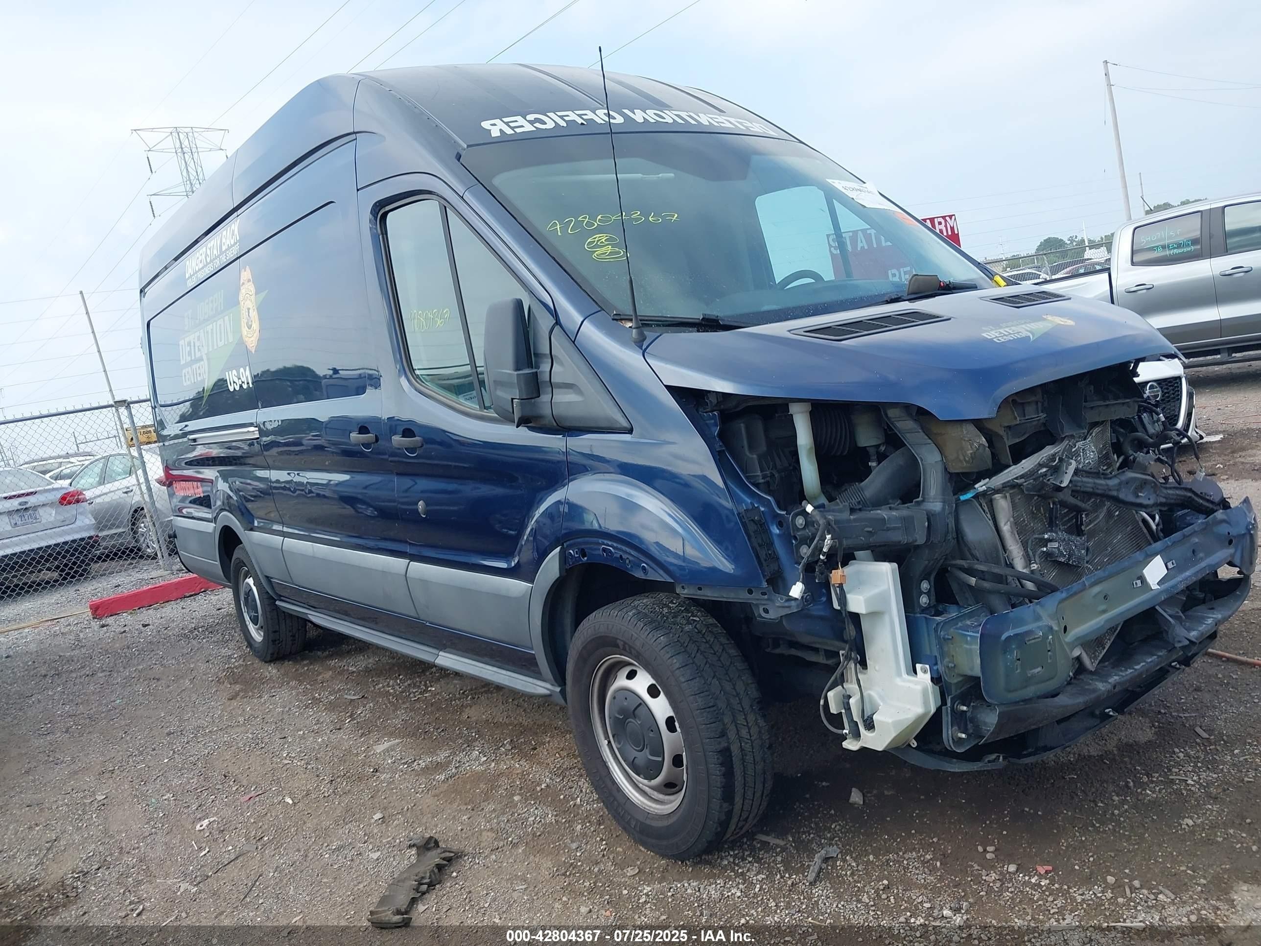 2015 Ford Transit-250 Blue vin: 1FTNR3XM4FKA12798