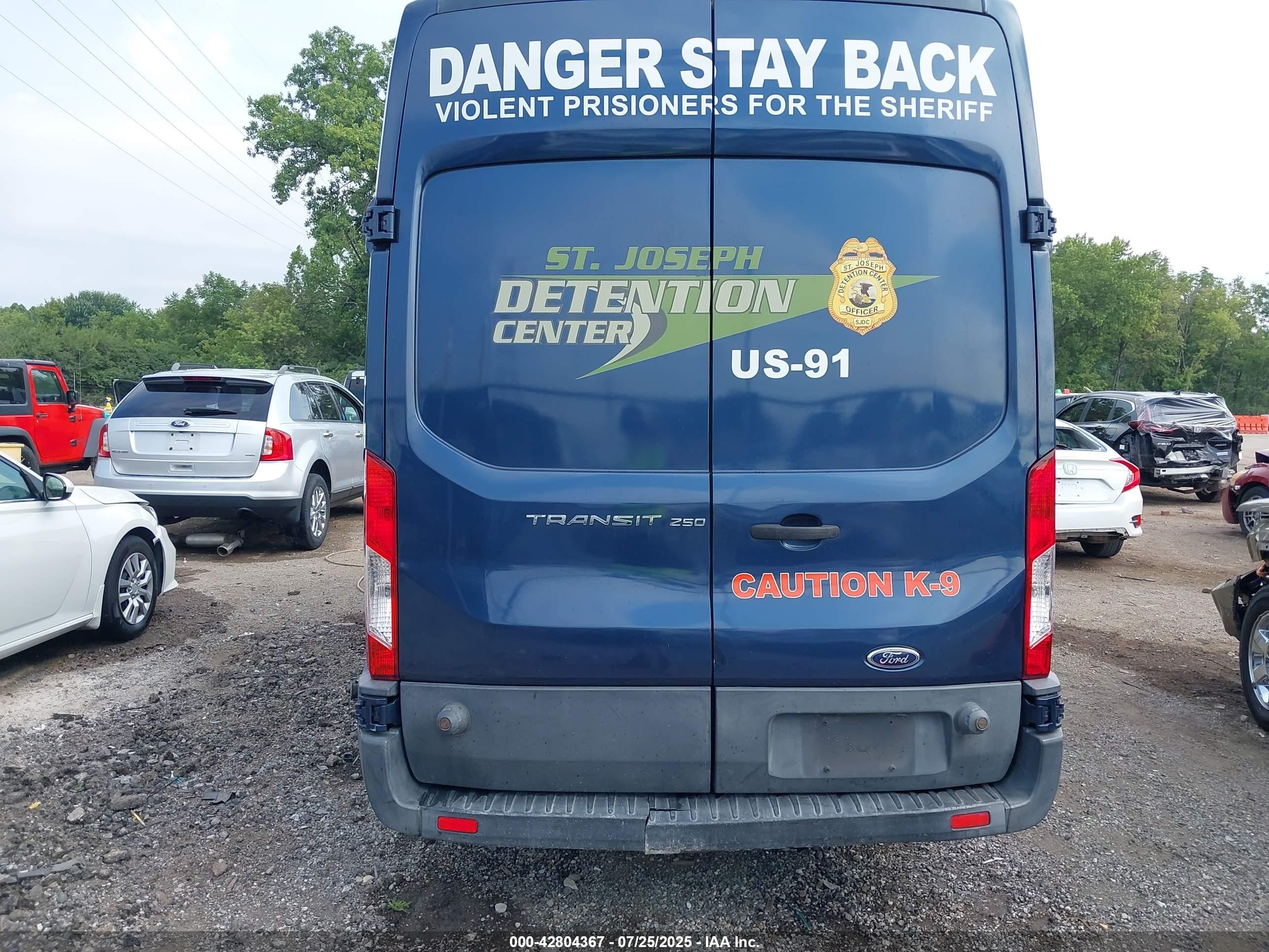 2015 Ford Transit-250 Синий vin: 1FTNR3XM4FKA12798