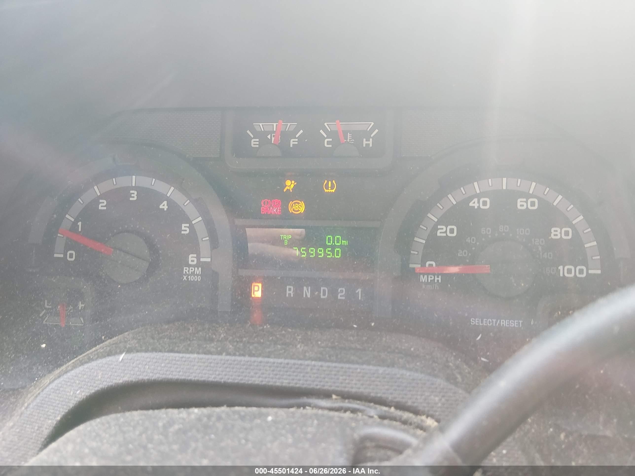 2009 Ford E-150 Commercial White vin: 1FTNS14W89DA90881
