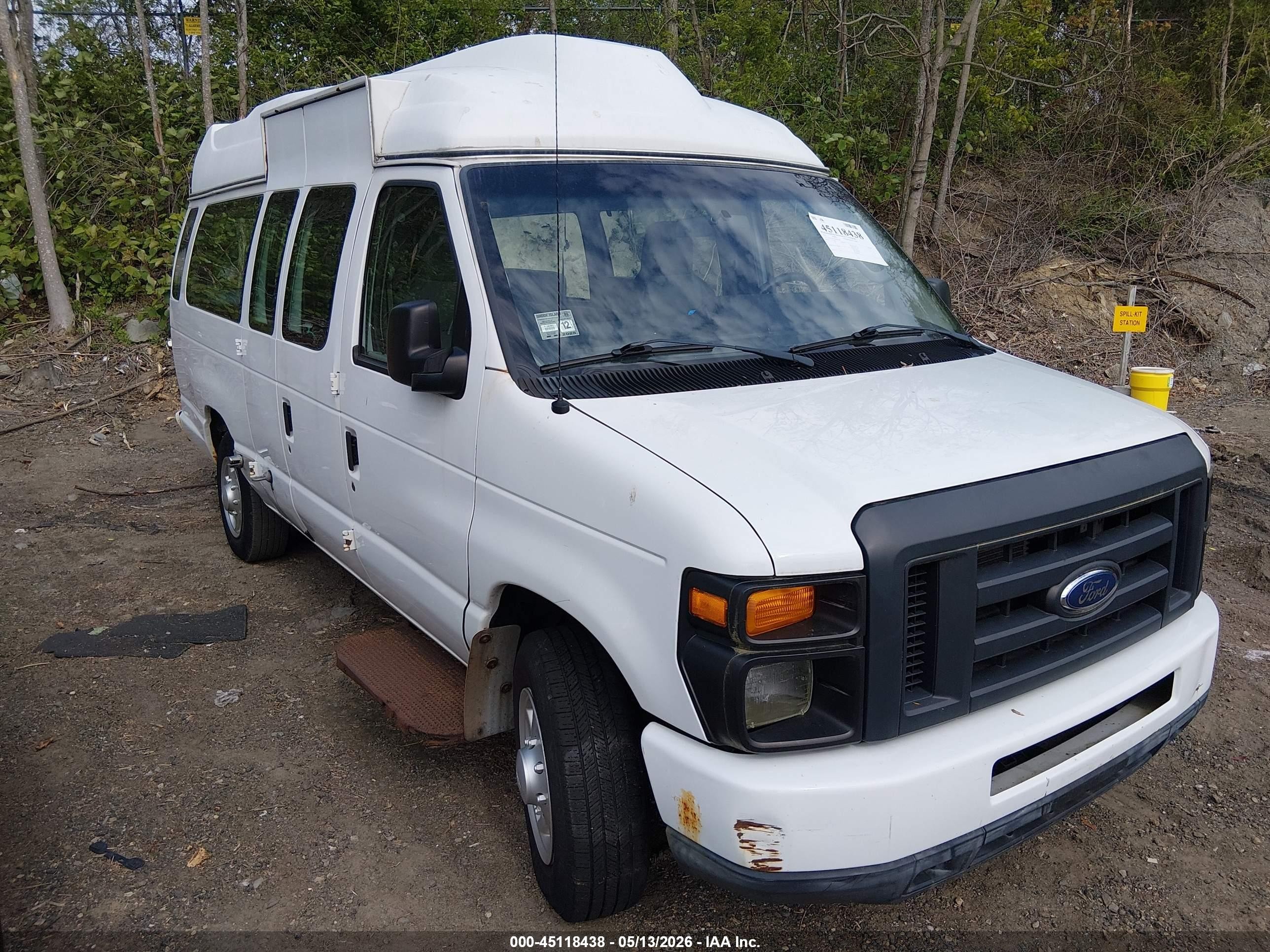 2013 Ford Econoline Cargo Van Commercial White vin: 1FTNS1EW1DDB32198