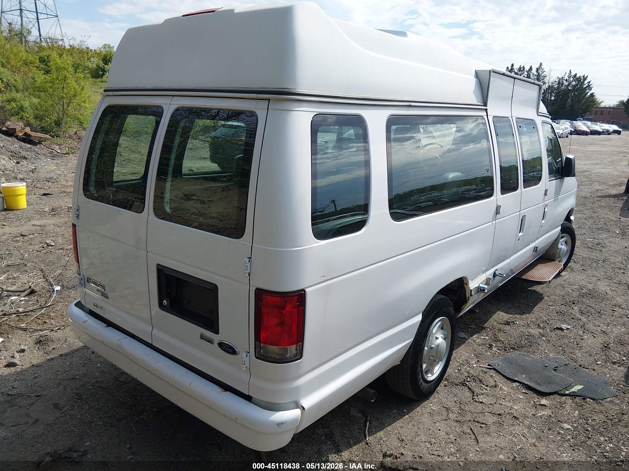 2013 Ford Econoline Cargo Van Commercial White vin: 1FTNS1EW1DDB32198