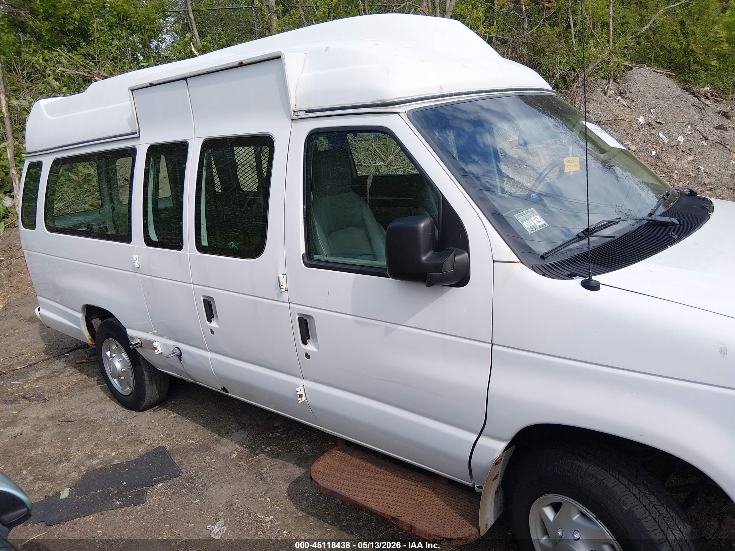 2013 Ford Econoline Cargo Van Commercial White vin: 1FTNS1EW1DDB32198