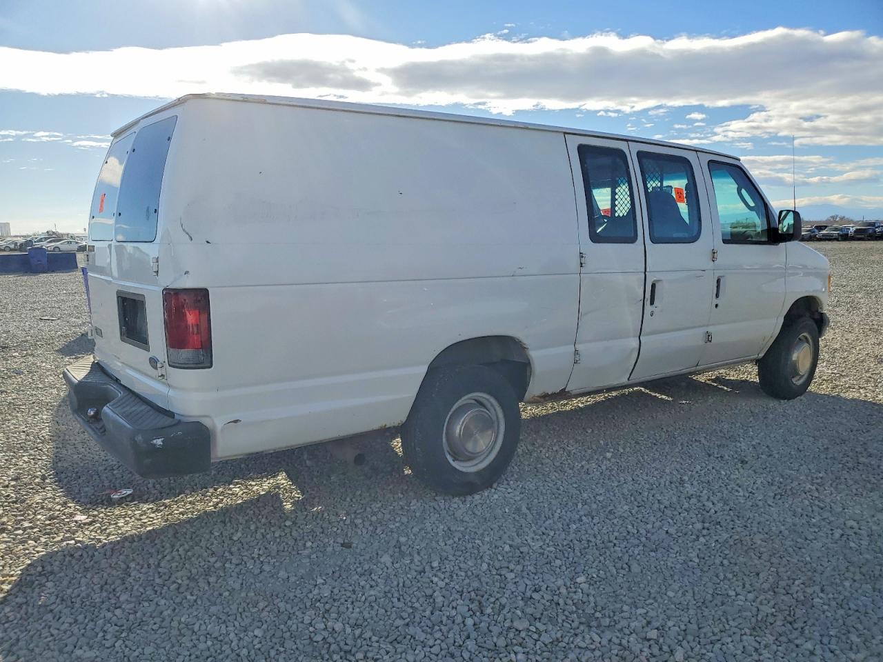 2003 Ford Econoline E250 Van White vin: 1FTNS24L13HA09439