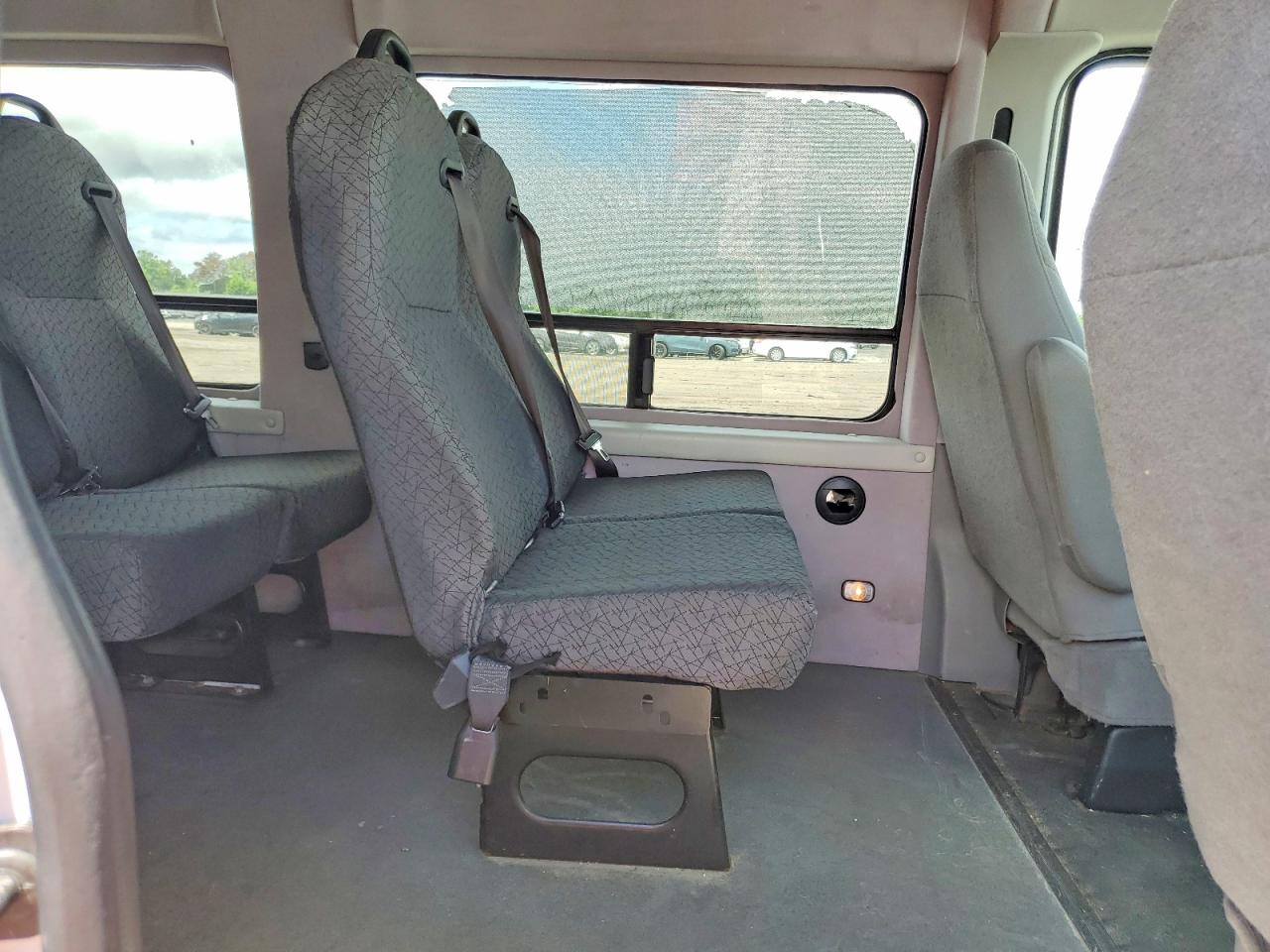2008 Ford Econoline E250 Van White vin: 1FTNS24W18DB51489