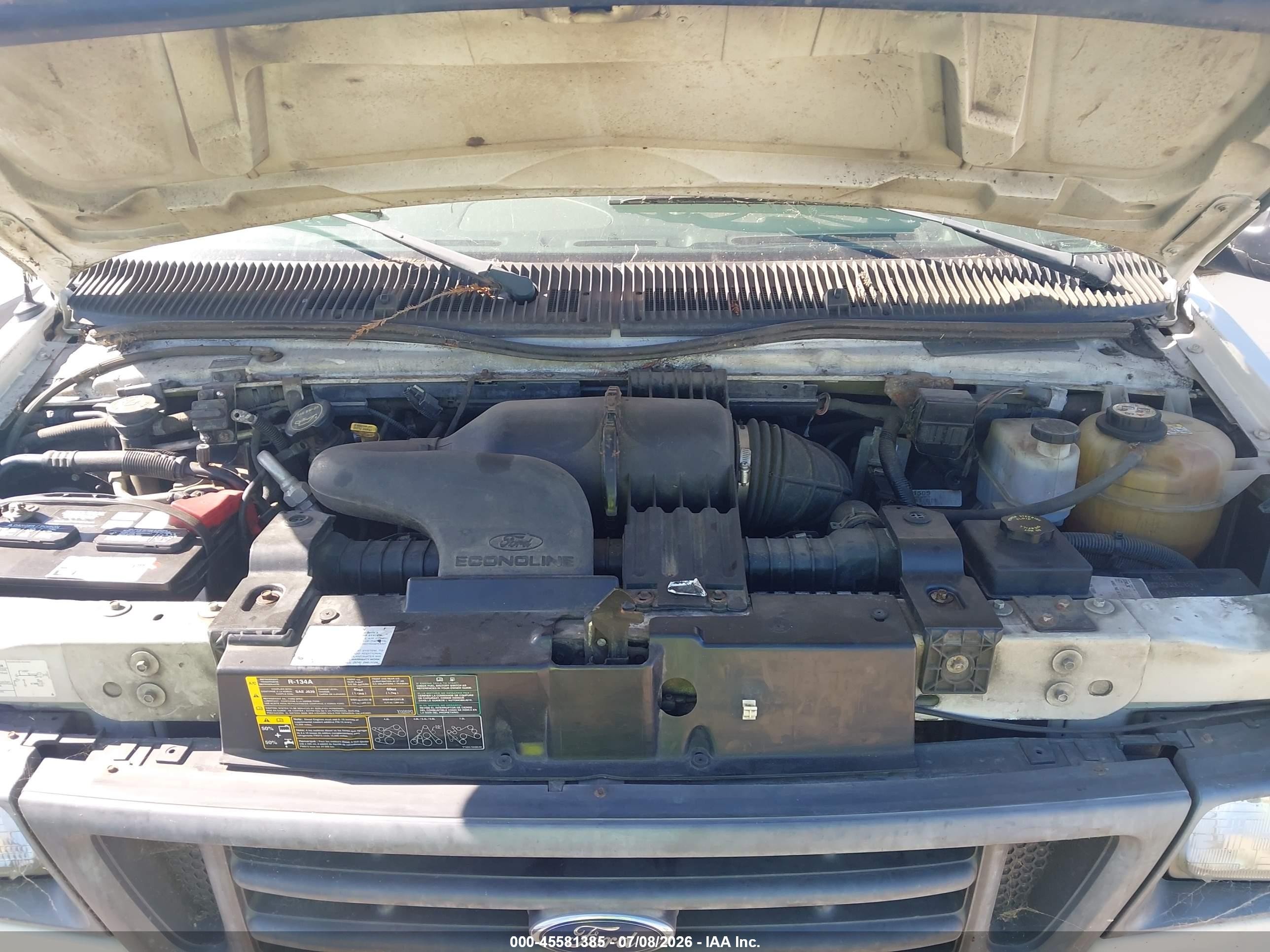 2006 Ford E-250 Commercial/recreational White vin: 1FTNS24W26DB37484