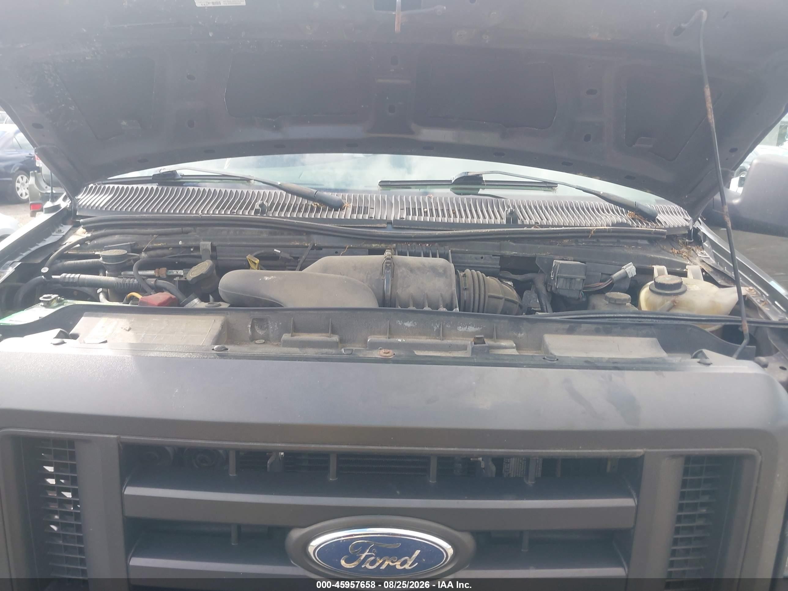 2008 Ford E-250 Commercial/recreational Gray vin: 1FTNS24W58DB05647