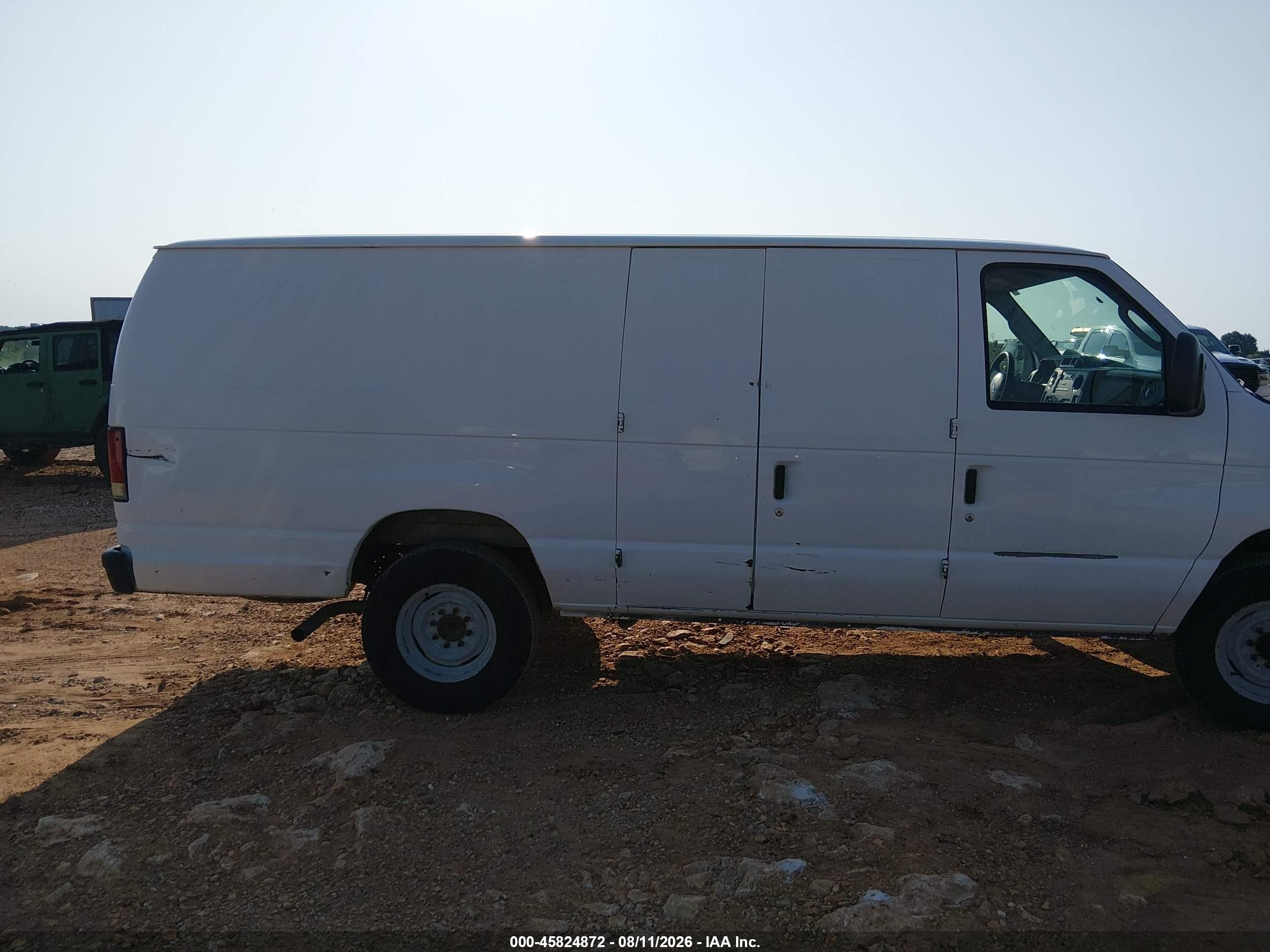 2009 Ford E-250 Commercial/recreational White vin: 1FTNS24W59DA69993