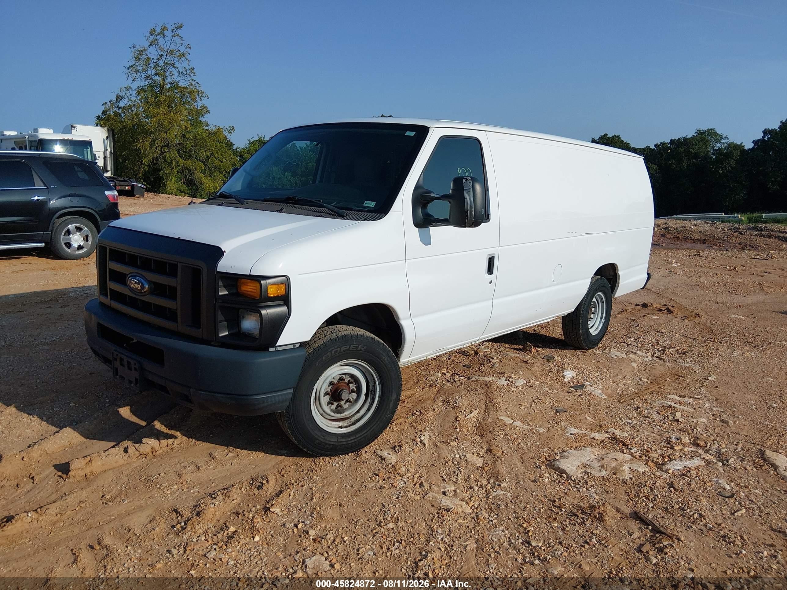 2009 Ford E-250 Commercial/recreational White vin: 1FTNS24W59DA69993