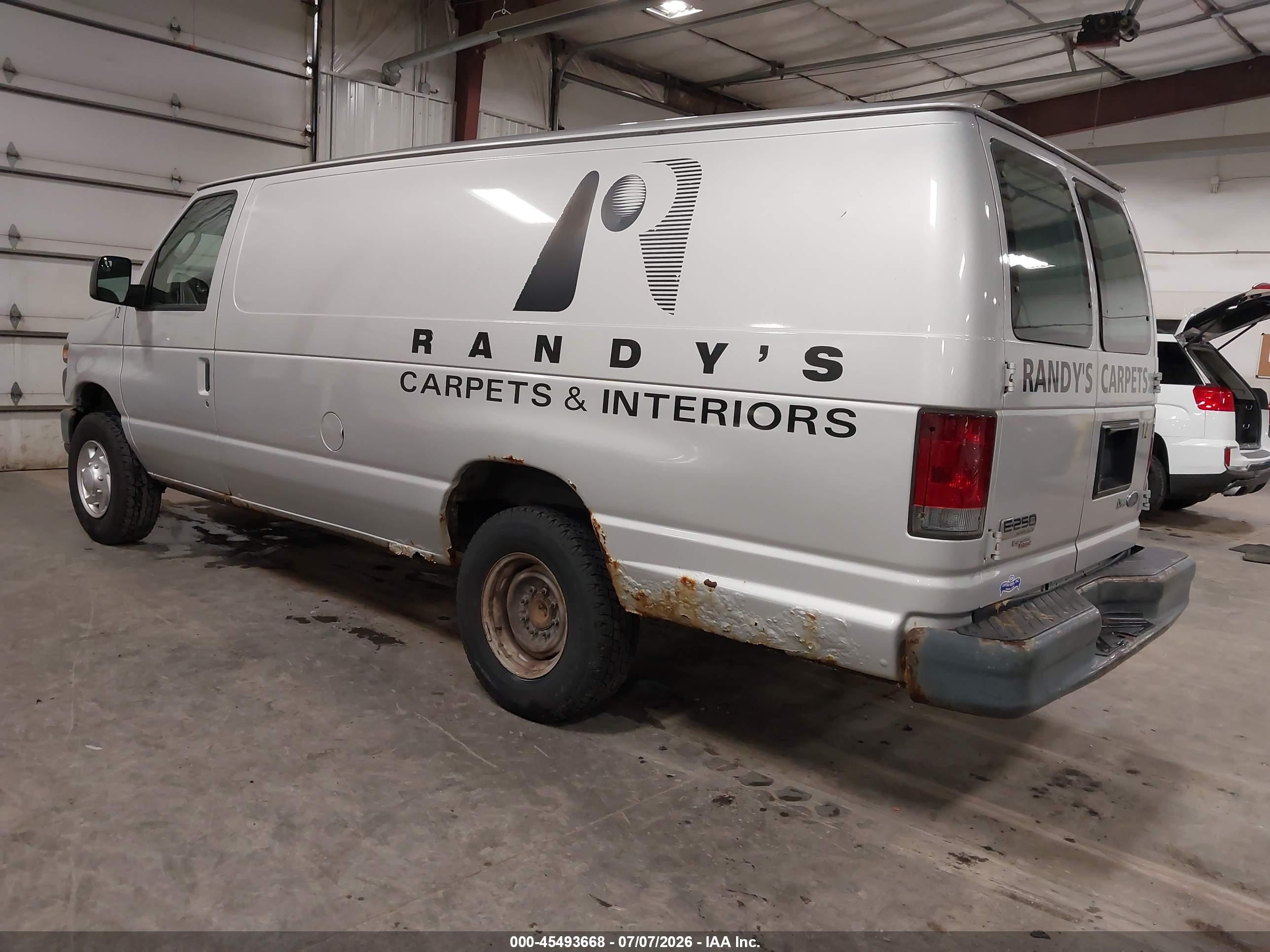 2012 Ford E-250   Silver vin: 1FTNS2EL0CDA92237
