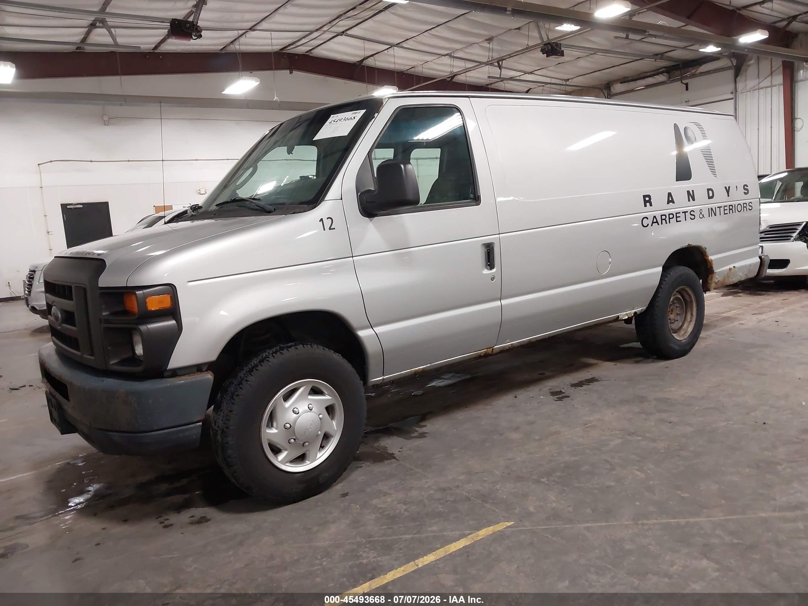 2012 Ford E-250   Silver vin: 1FTNS2EL0CDA92237