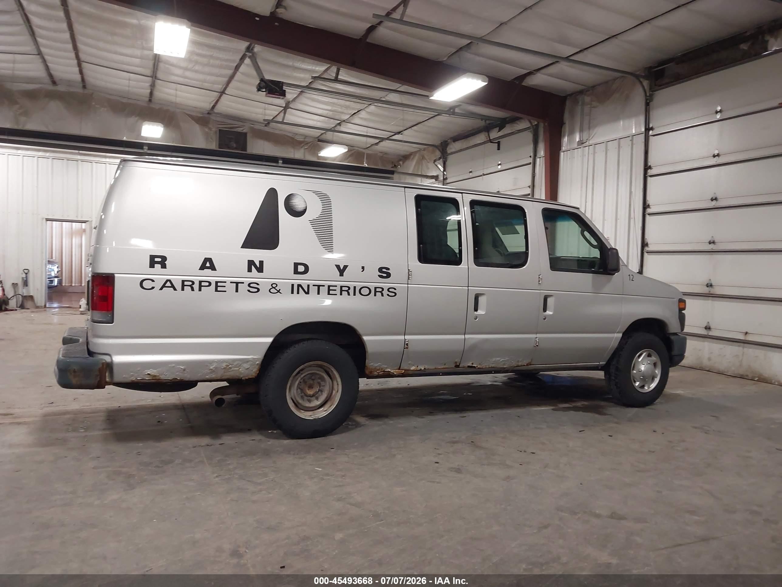 2012 Ford E-250   Silver vin: 1FTNS2EL0CDA92237