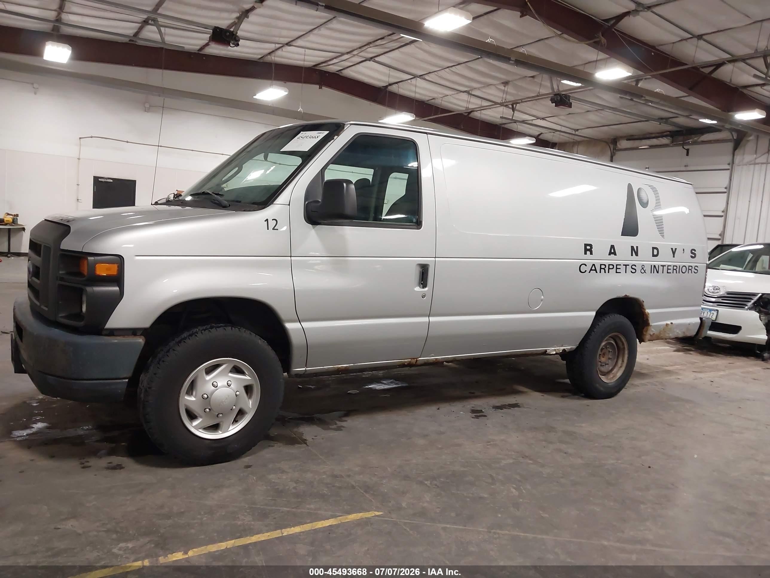 2012 Ford E-250   Silver vin: 1FTNS2EL0CDA92237