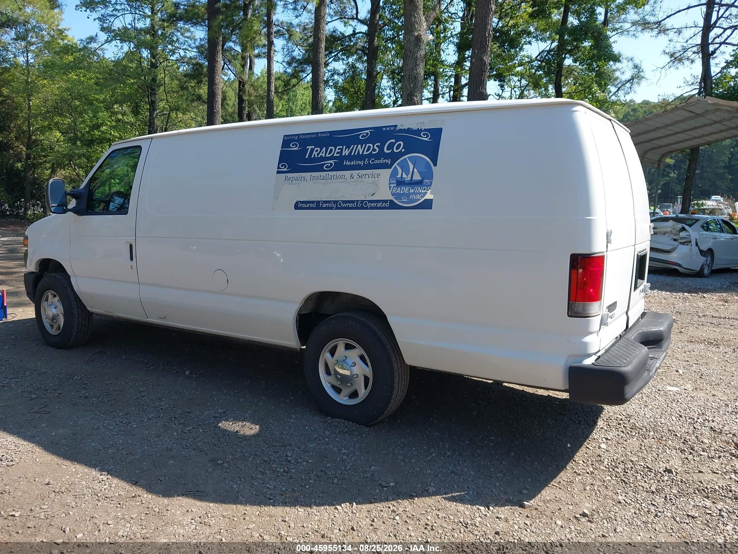 2011 Ford E-250 Commercial White vin: 1FTNS2EL1BDA46916