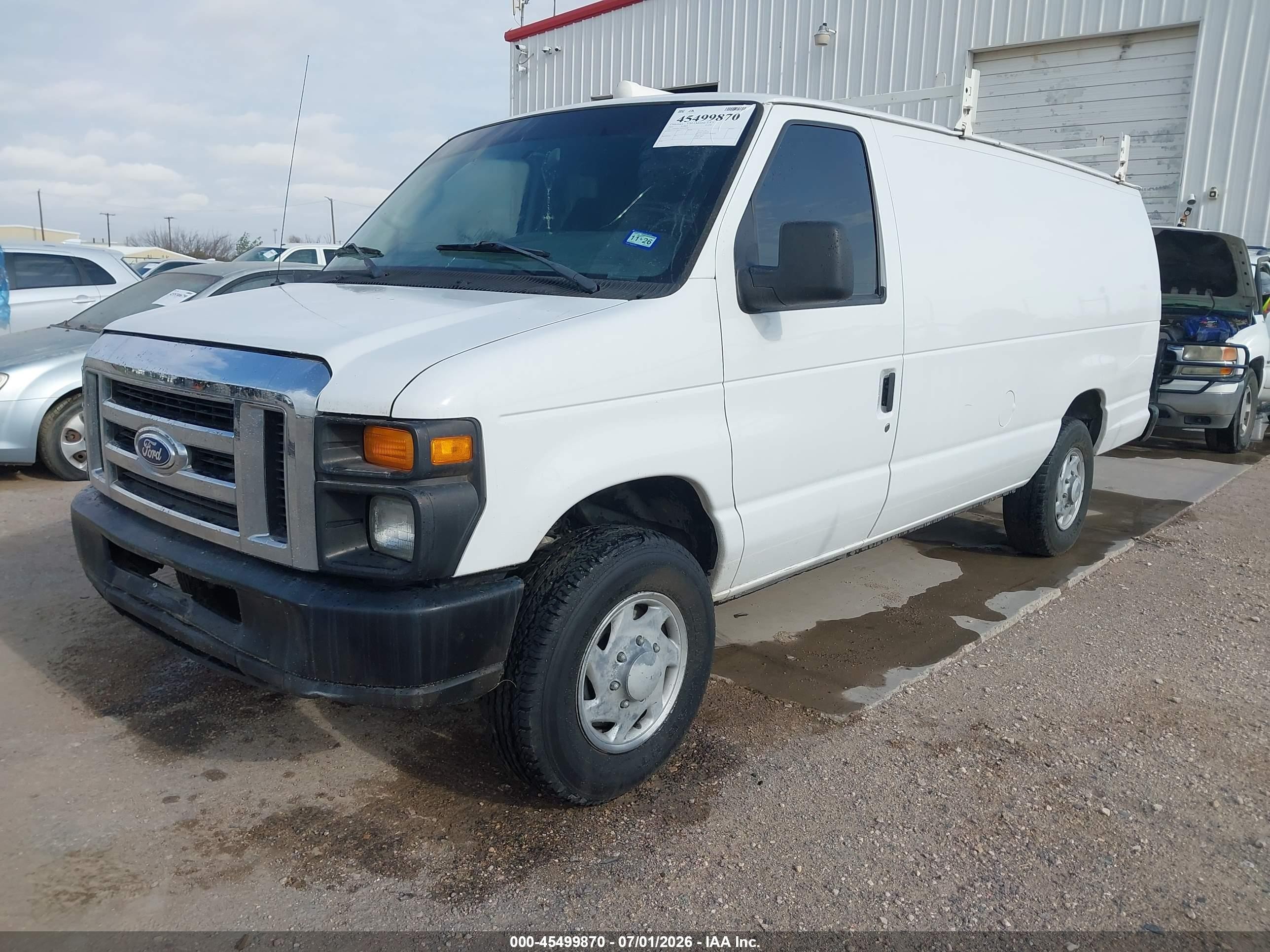 2014 Ford E-250 Commercial/recreational White vin: 1FTNS2EL3EDA45464