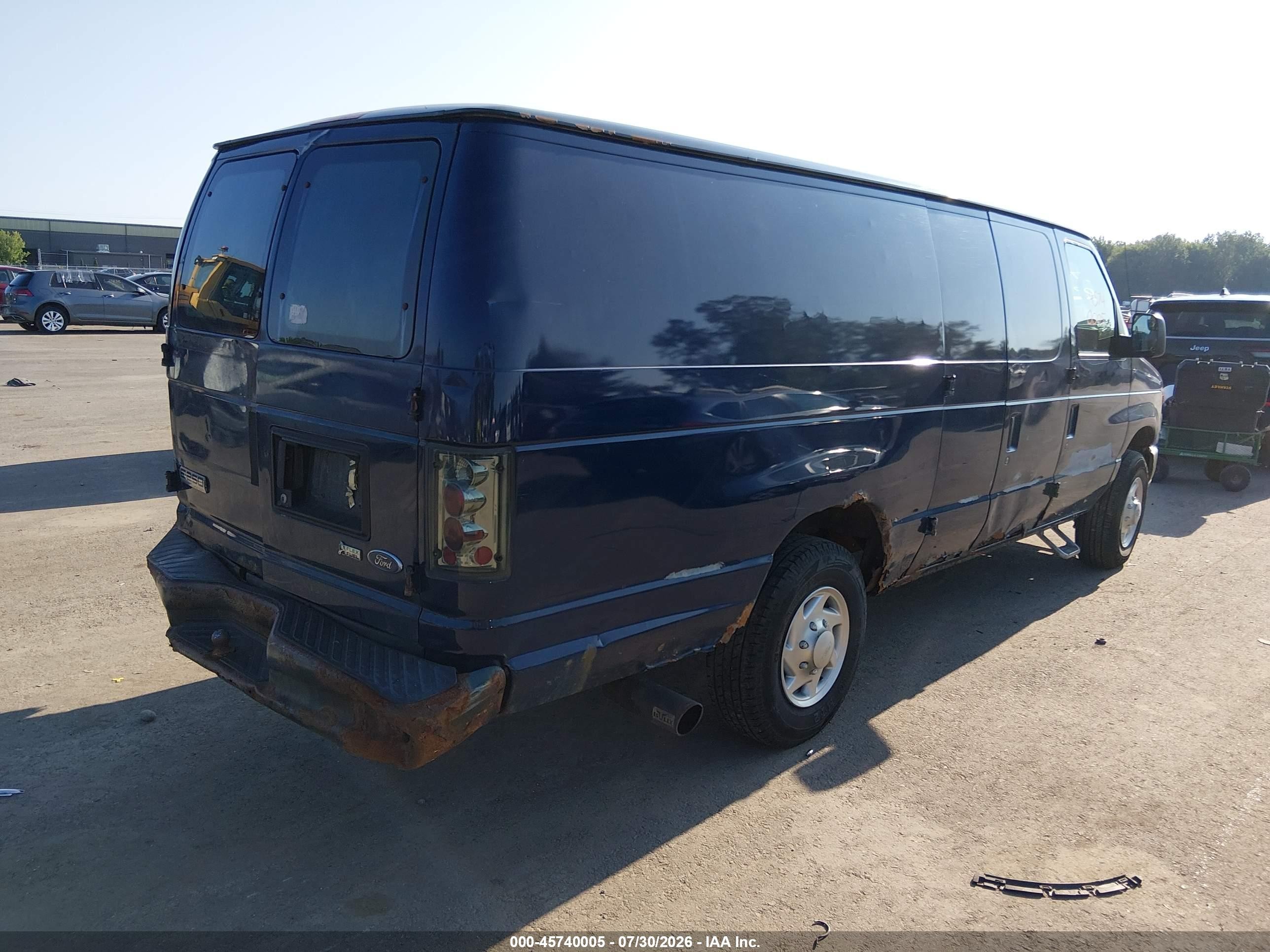 2010 Ford E-250 Commercial/recreational Синий vin: 1FTNS2EL7ADA94290