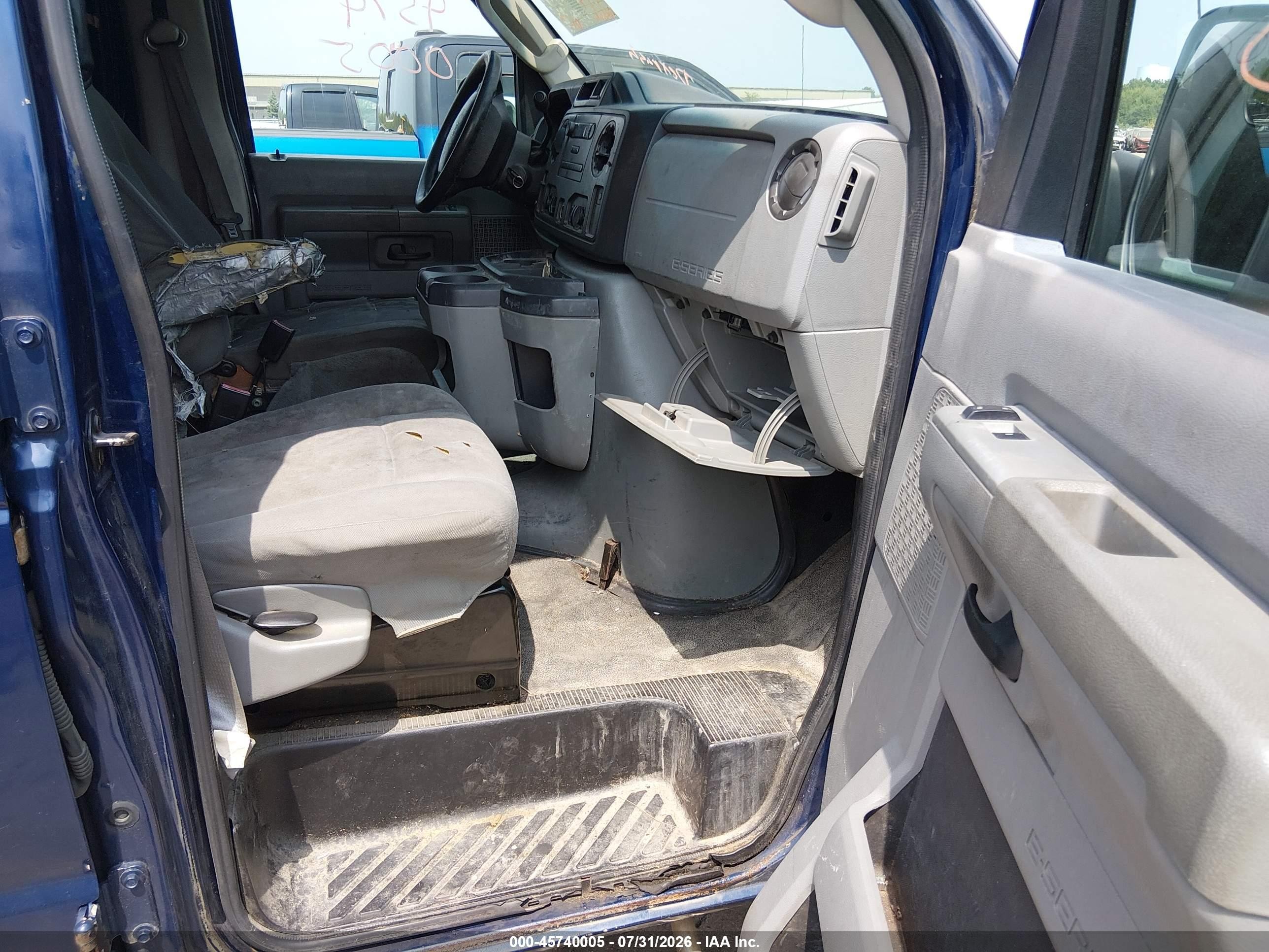 2010 Ford E-250 Commercial/recreational Синий vin: 1FTNS2EL7ADA94290