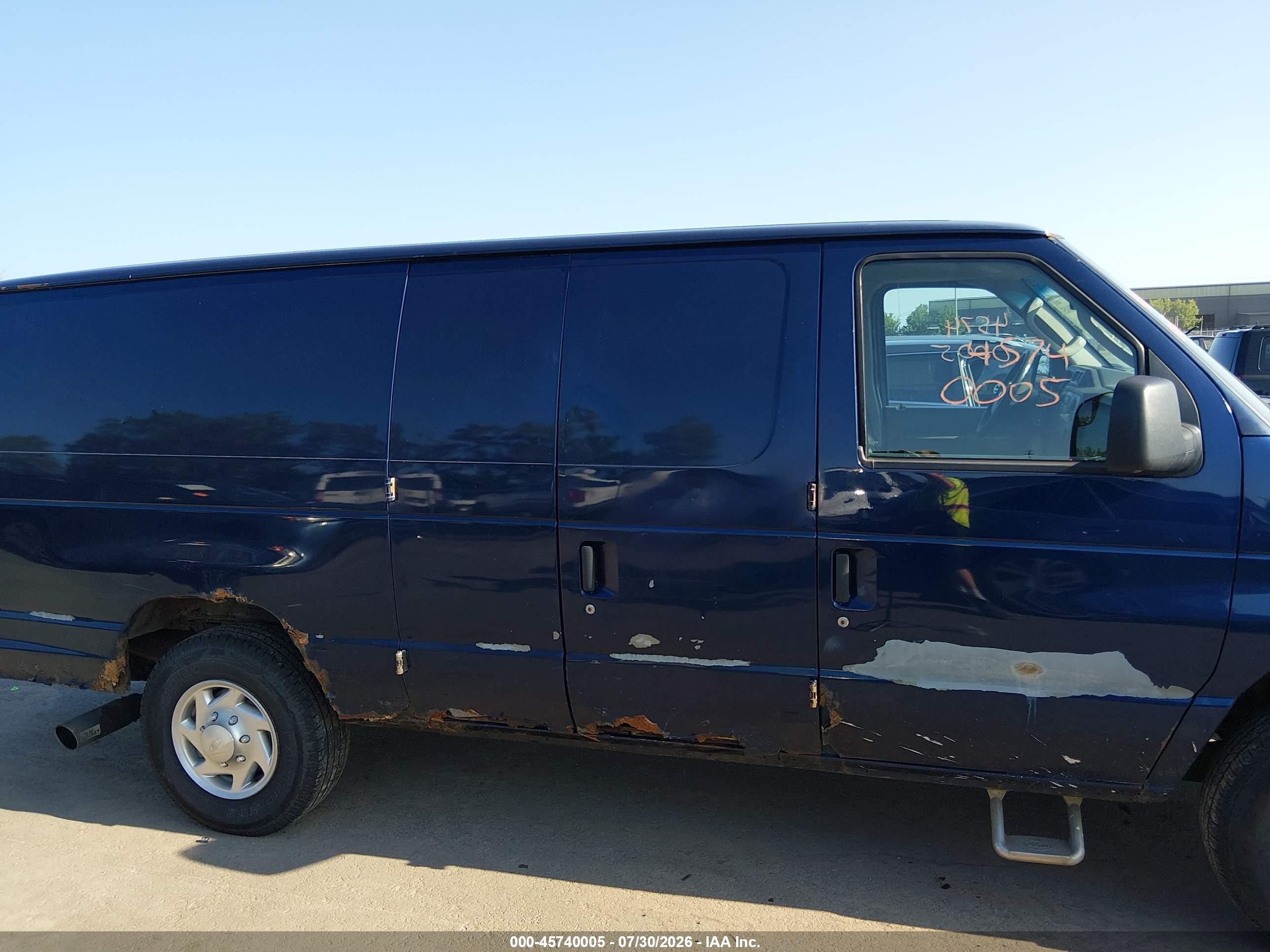 2010 Ford E-250 Commercial/recreational Синий vin: 1FTNS2EL7ADA94290
