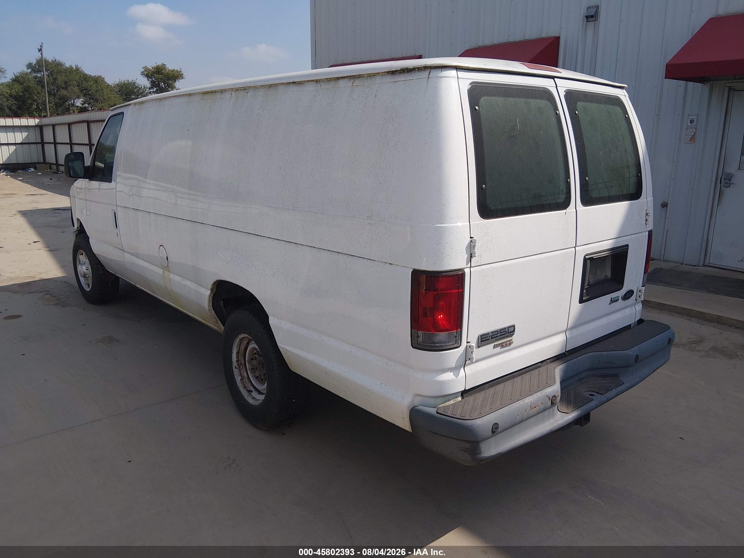 2012 Ford E-250 Commercial Белый vin: 1FTNS2EL9CDA53100