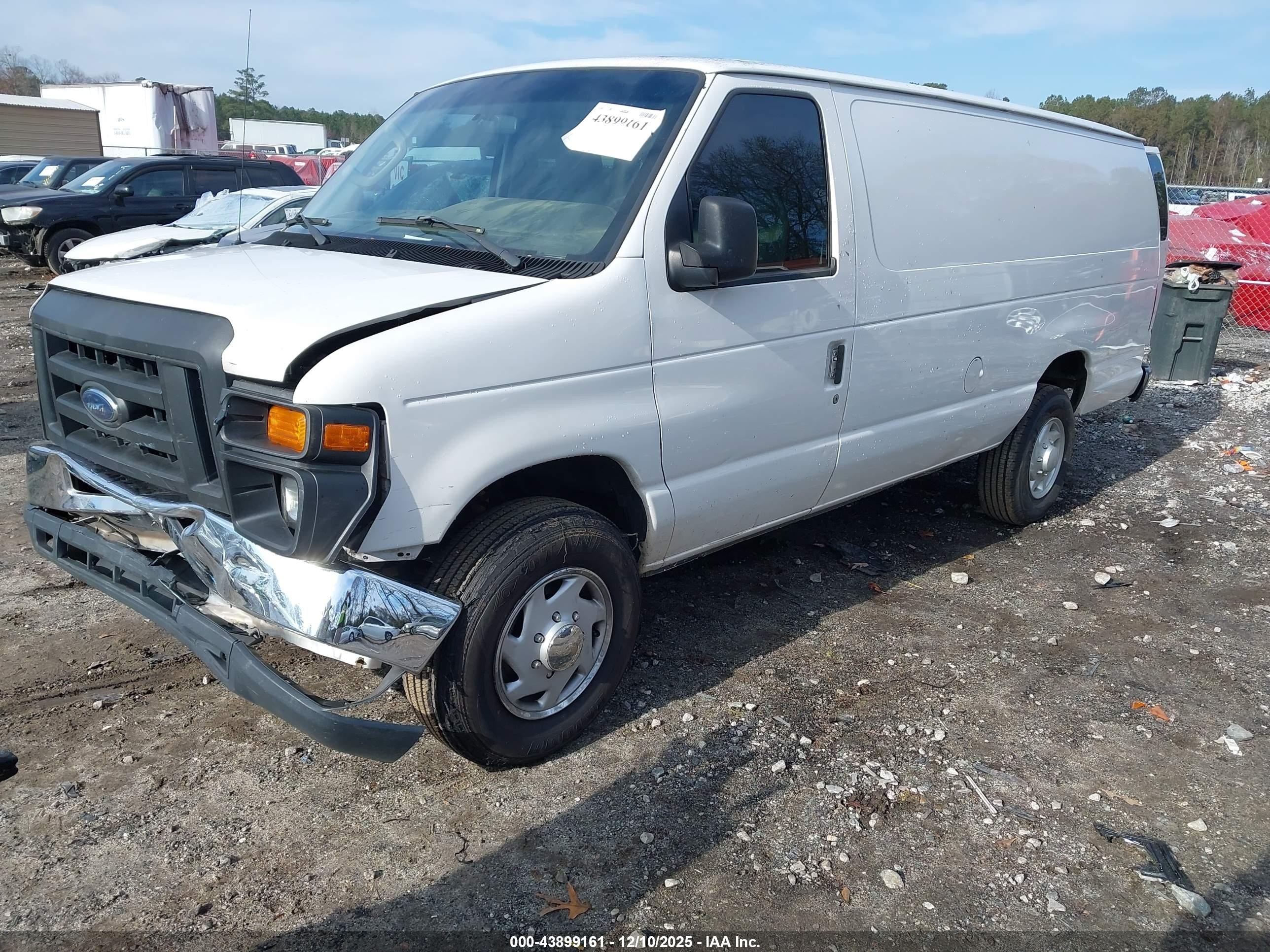 2010 Ford E-250 Commercial/recreational White vin: 1FTNS2ELXADA46699