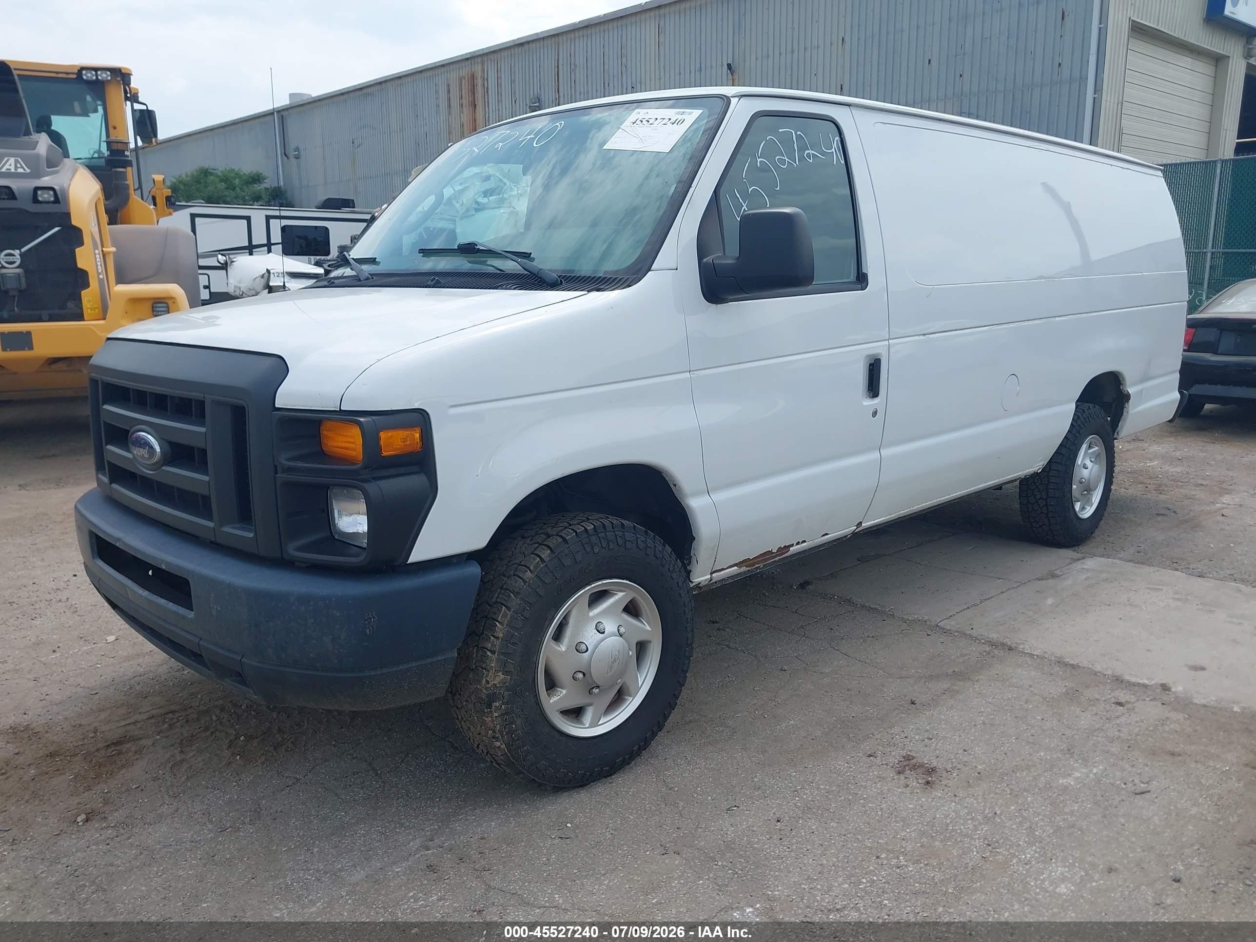2013 Ford E-250 Commercial/recreational White vin: 1FTNS2EW1DDA14285
