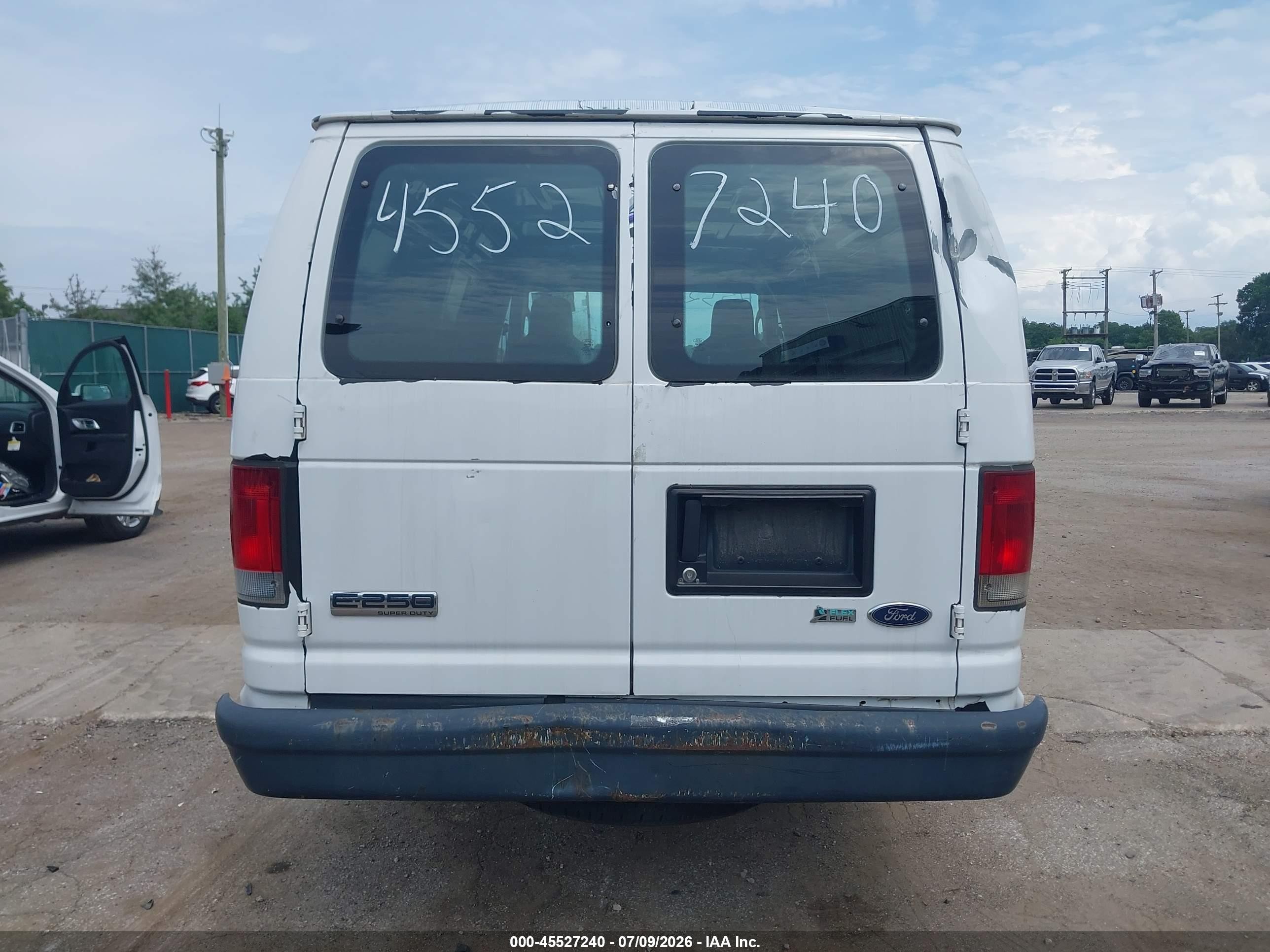 2013 Ford E-250 Commercial/recreational White vin: 1FTNS2EW1DDA14285