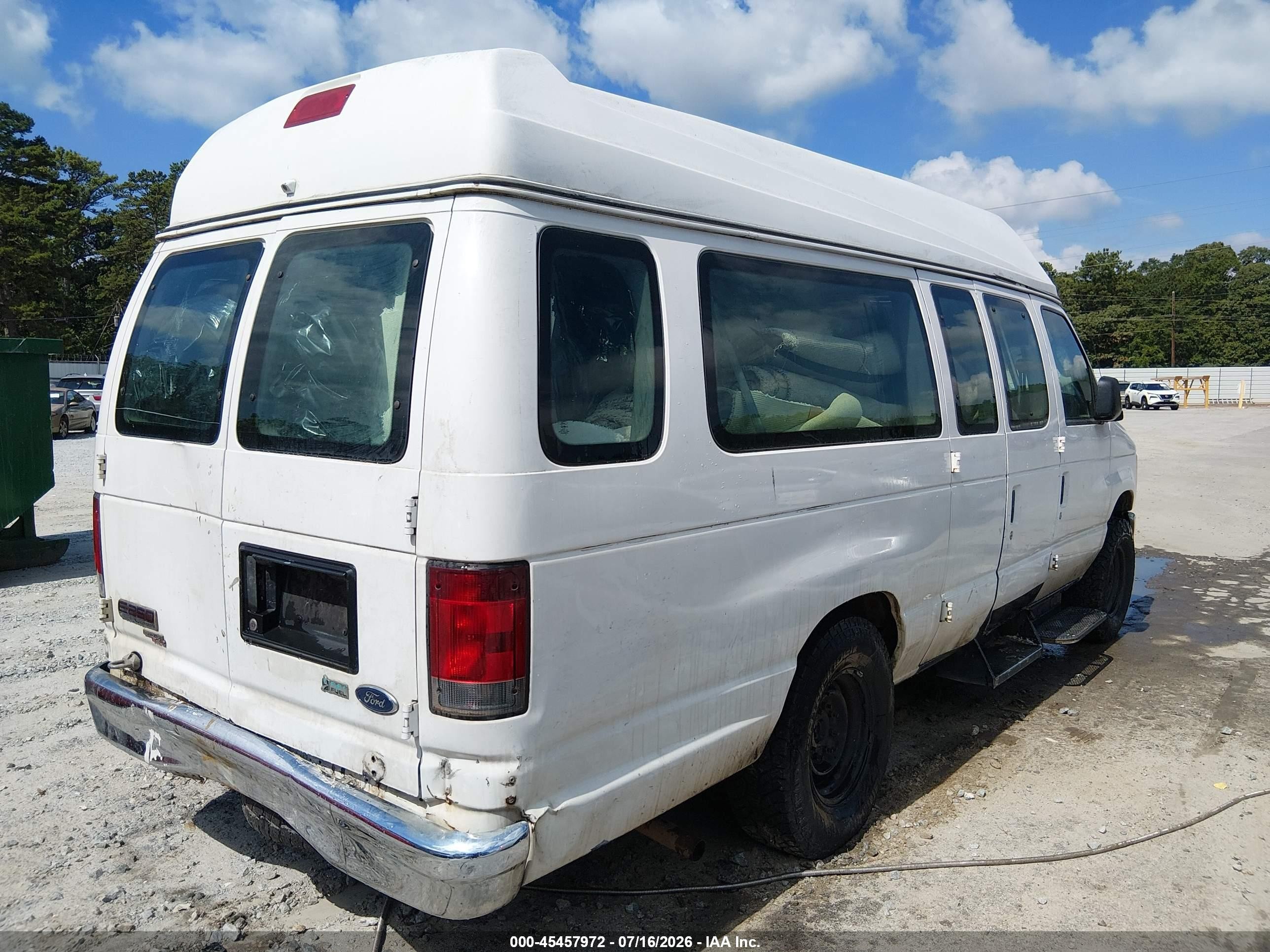 2012 Ford E-250 Commercial Белый vin: 1FTNS2EW4CDB18316