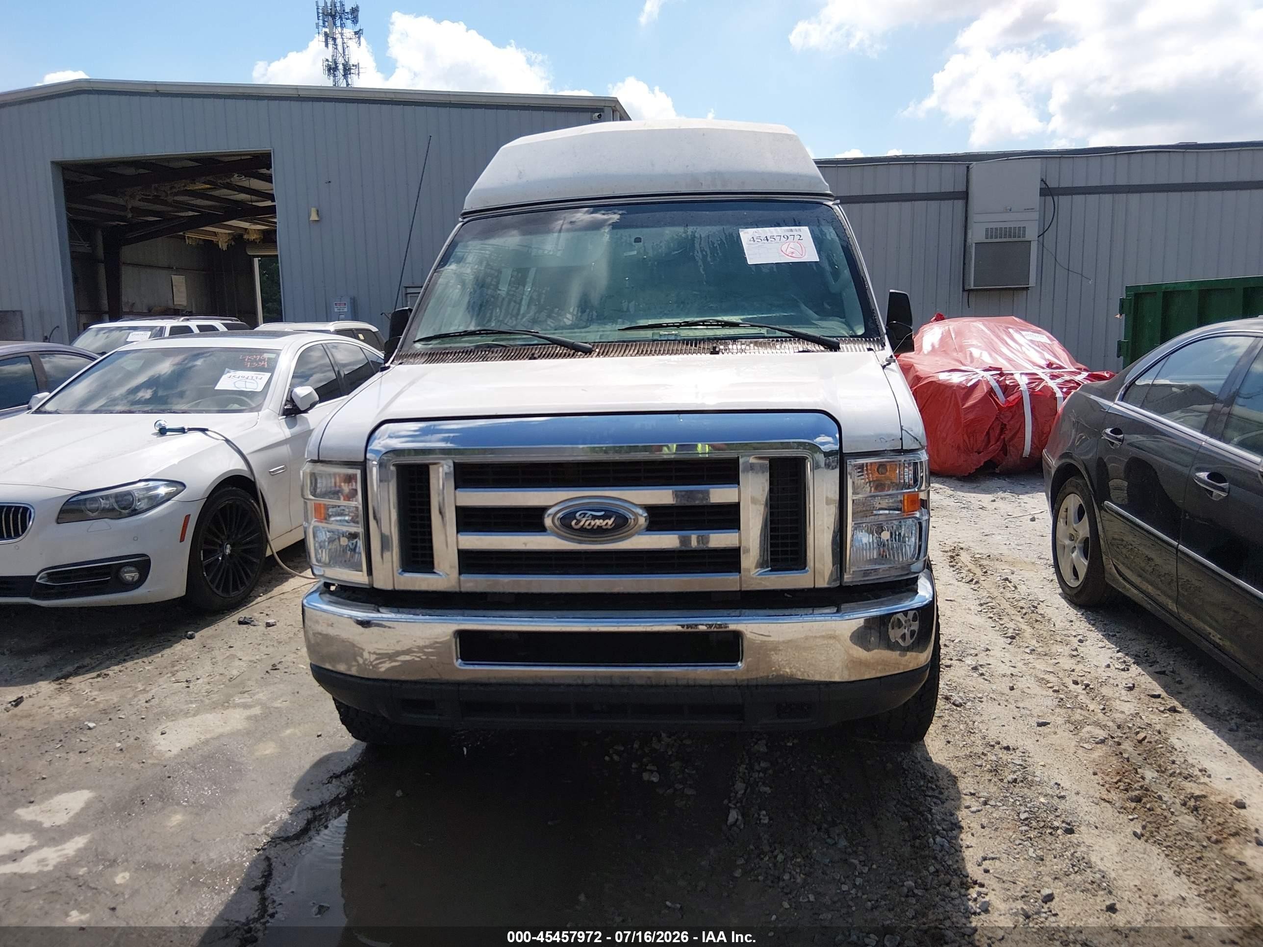 2012 Ford E-250 Commercial Белый vin: 1FTNS2EW4CDB18316